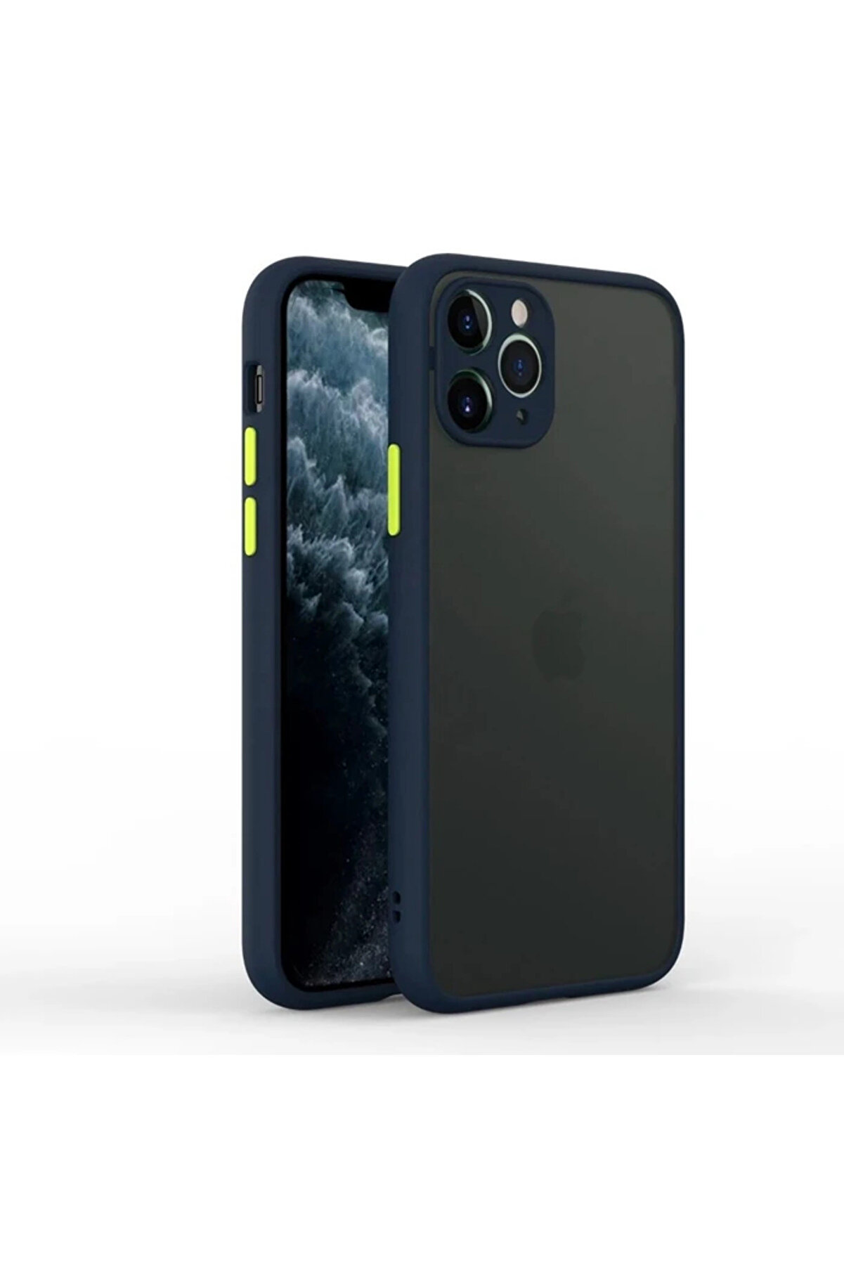 İphone 11 Pro 5.8İnç Kamera Korumalı Premi̇um Si̇li̇kon Kılıf-(5775) - Gms9548-6150