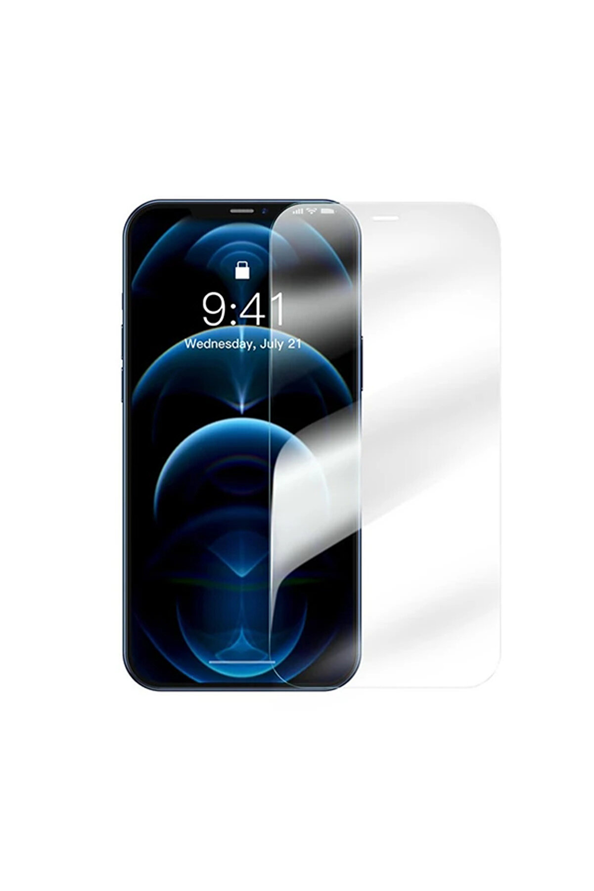 CepteToptan iPhone 12 Pro Max 6.7 0.3mm HD Anti-drop Tempered Kırılmaz Cam Ekran Koruyucu - DROPX4317-1038