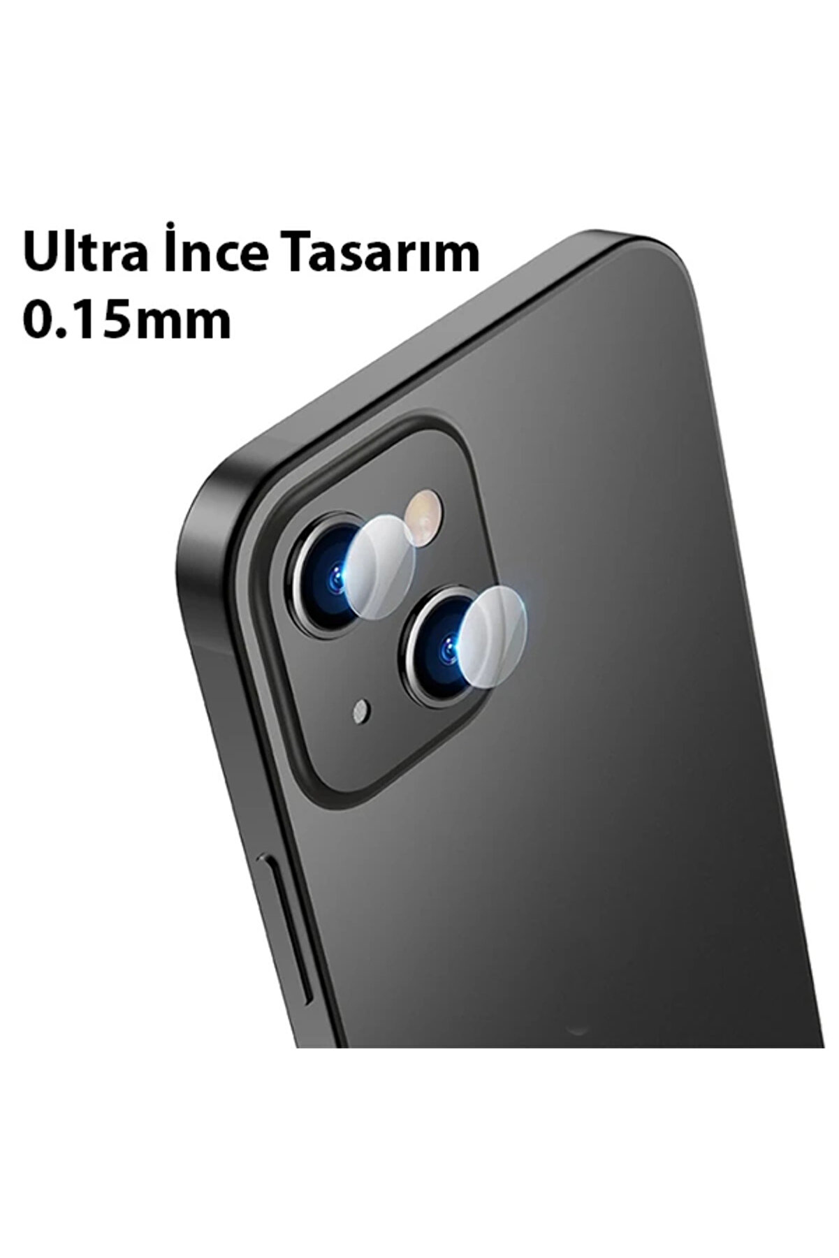 Ally İphone 13-13 Mi̇ni̇ Tempered Glass Cam Kamera Koruyucu-(1903) - Dropx8919-7879