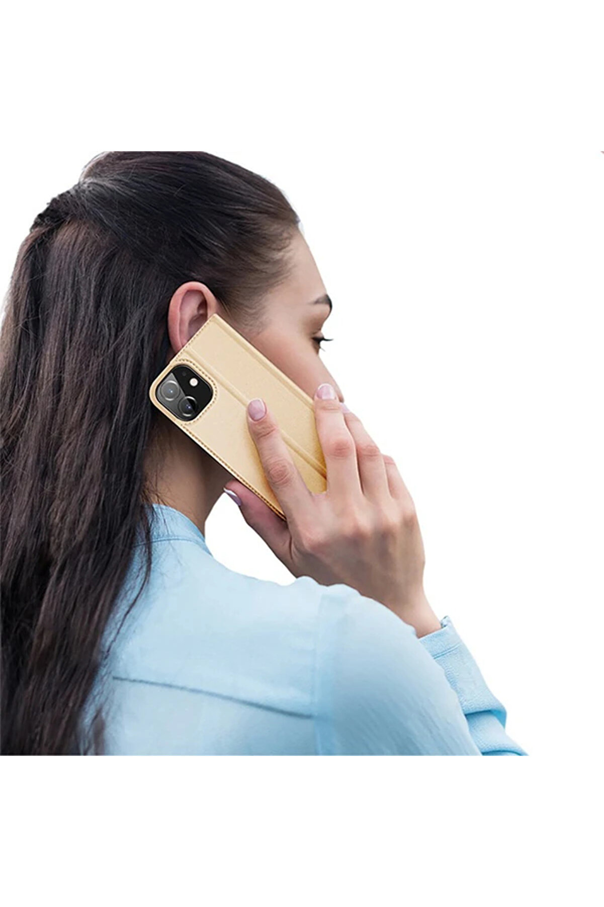 Dux Duci̇s İphone 12/ 12 Pro Kılıf Kapaklı Fli̇p Cover Kılıf Ski̇n Pro Seri̇e - Dropx4039-1549