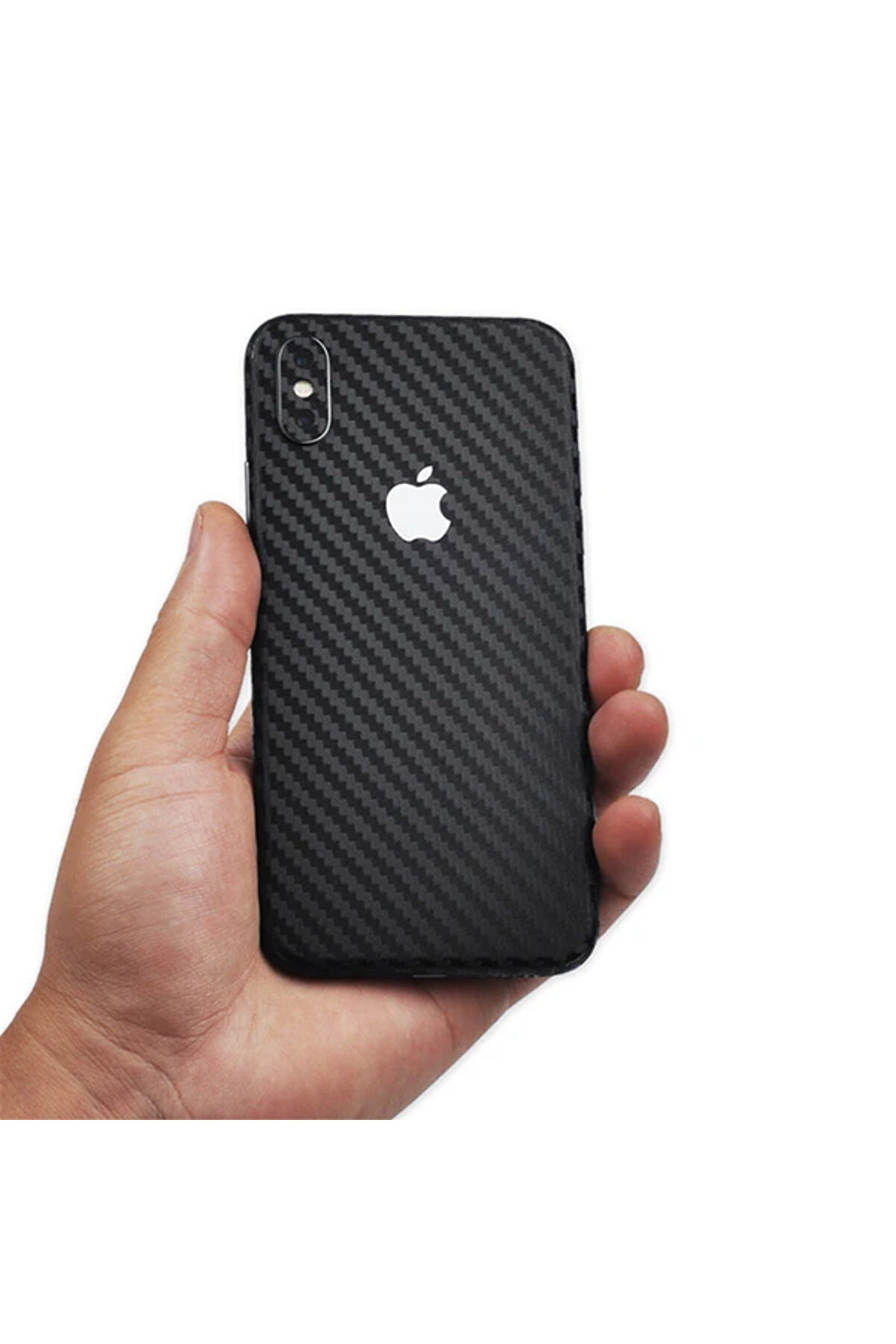 İphone Xr 6.1 Karbon Fi̇ber Kaplama Sti̇cker-(5775) - Gms3338-5649