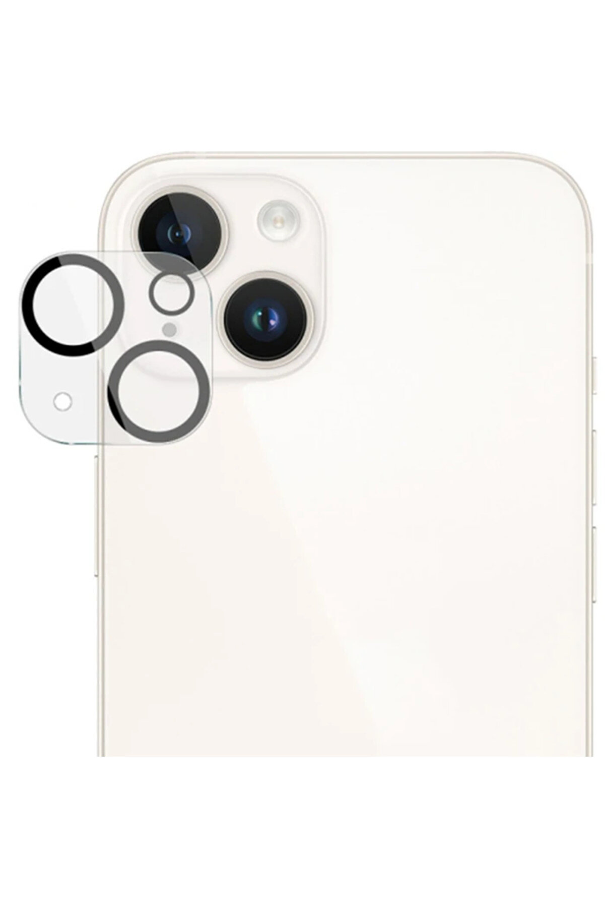 CepteToptan Ally iPhone 15-15 Plus Full Tempered Kamera Lens Koruma Camı-(1903) - DROPX5139-9487