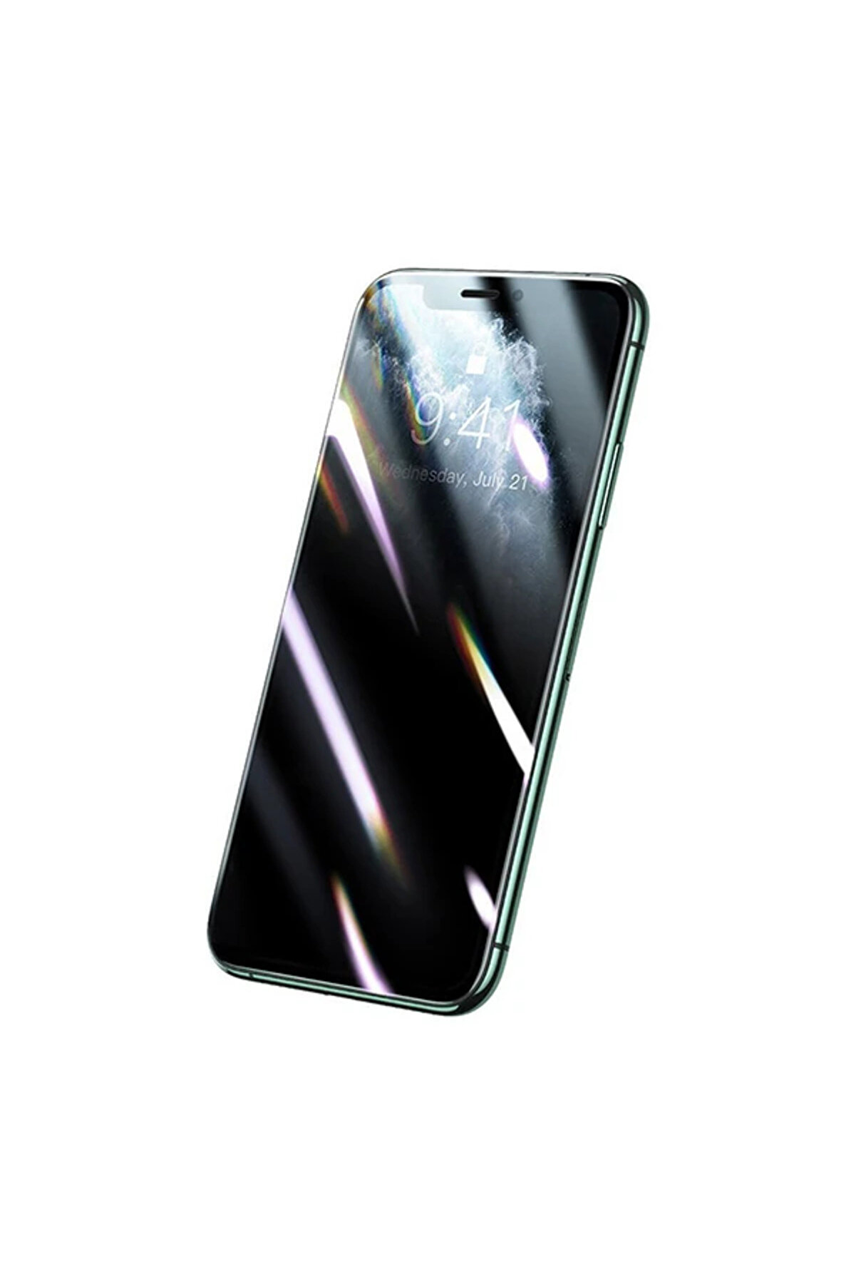 0.25Mm İphone 11 Pro-Xs-X 3D Curved Pri̇vacy Gi̇zli̇li̇ Cam Ekran Koruyucu-(5775) - Gms5402-6863