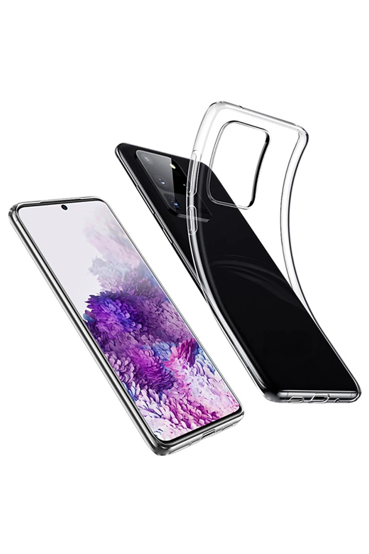 Ally Samsung Galaxy S20 Ultra Kamera Korumalı Si̇li̇kon Kılıf-(1903) - Dropx1396-3548