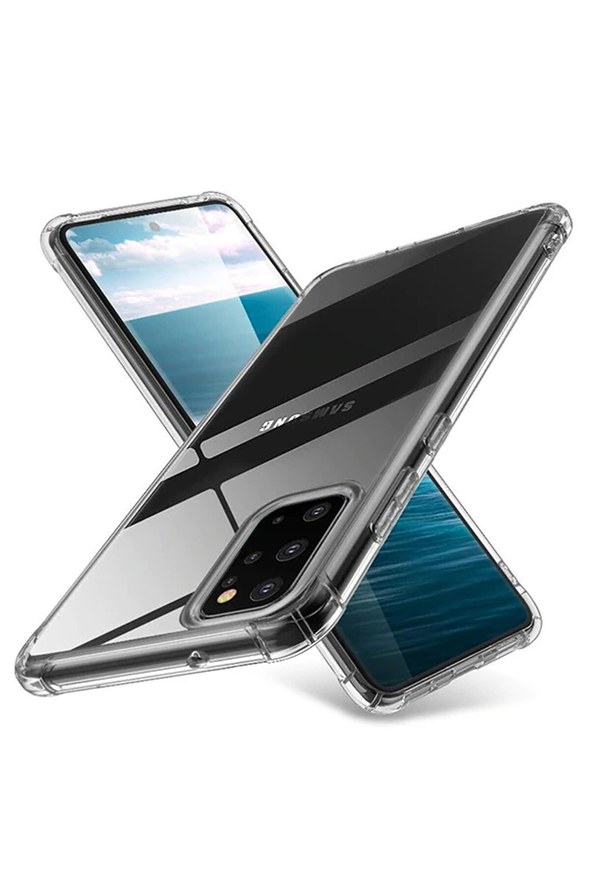 gizmurstore Ally Samsung Galaxy A51 Anti-Drop Darbe Emici Silikon Kılıf Shockproof kılıf-(57 - GMS4147-1760