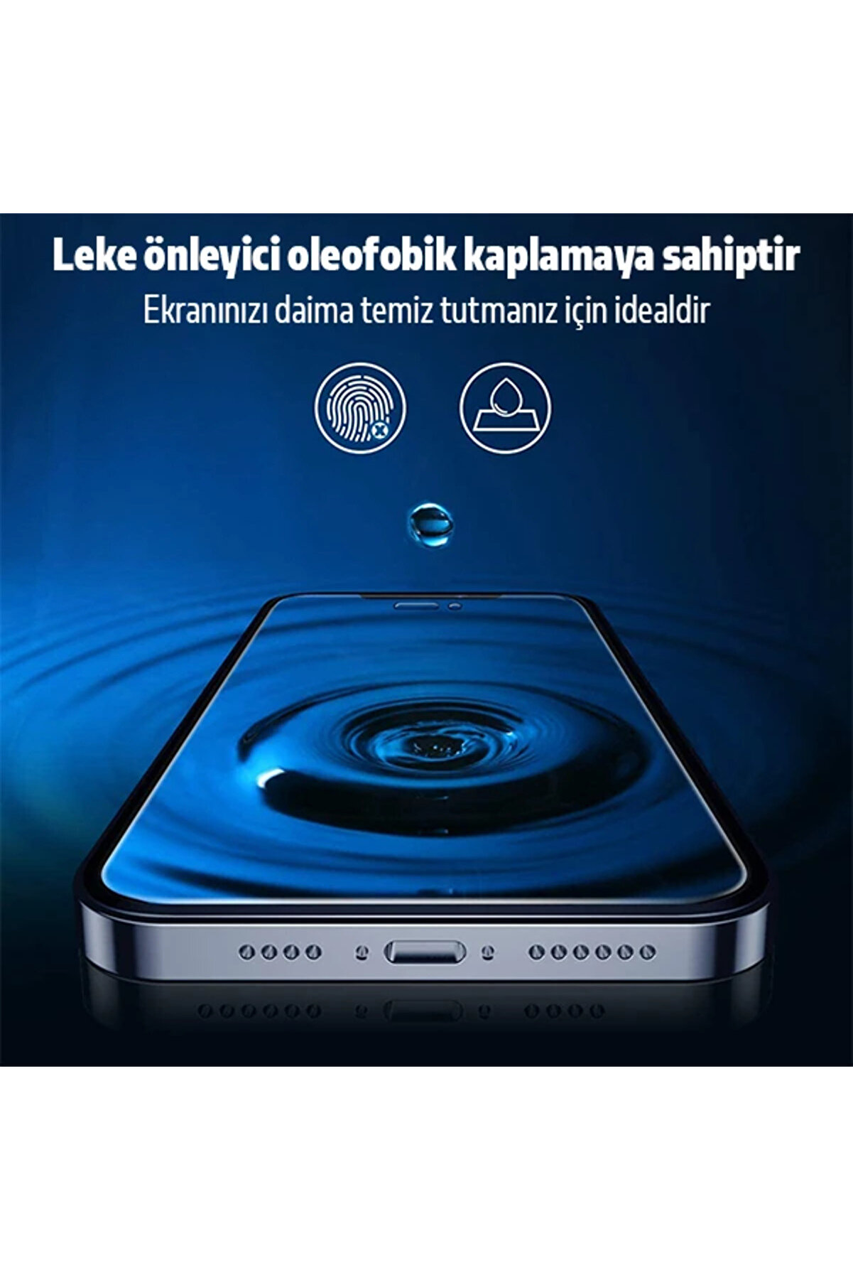 İphone 12 Mi̇ni̇ Pri̇vacy Gi̇zli̇ Hayalet Tempered Cam Ekran Koruyucu-(1903) - Monas1387-8936