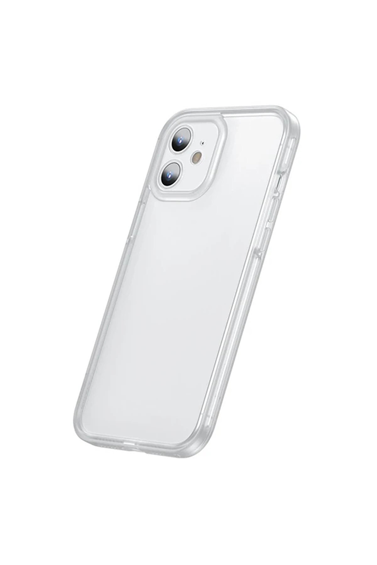 İphone 12 6.1 Kamera Lens Koruyuculu Frame Kılıf-(5775) - Gms4084-4423