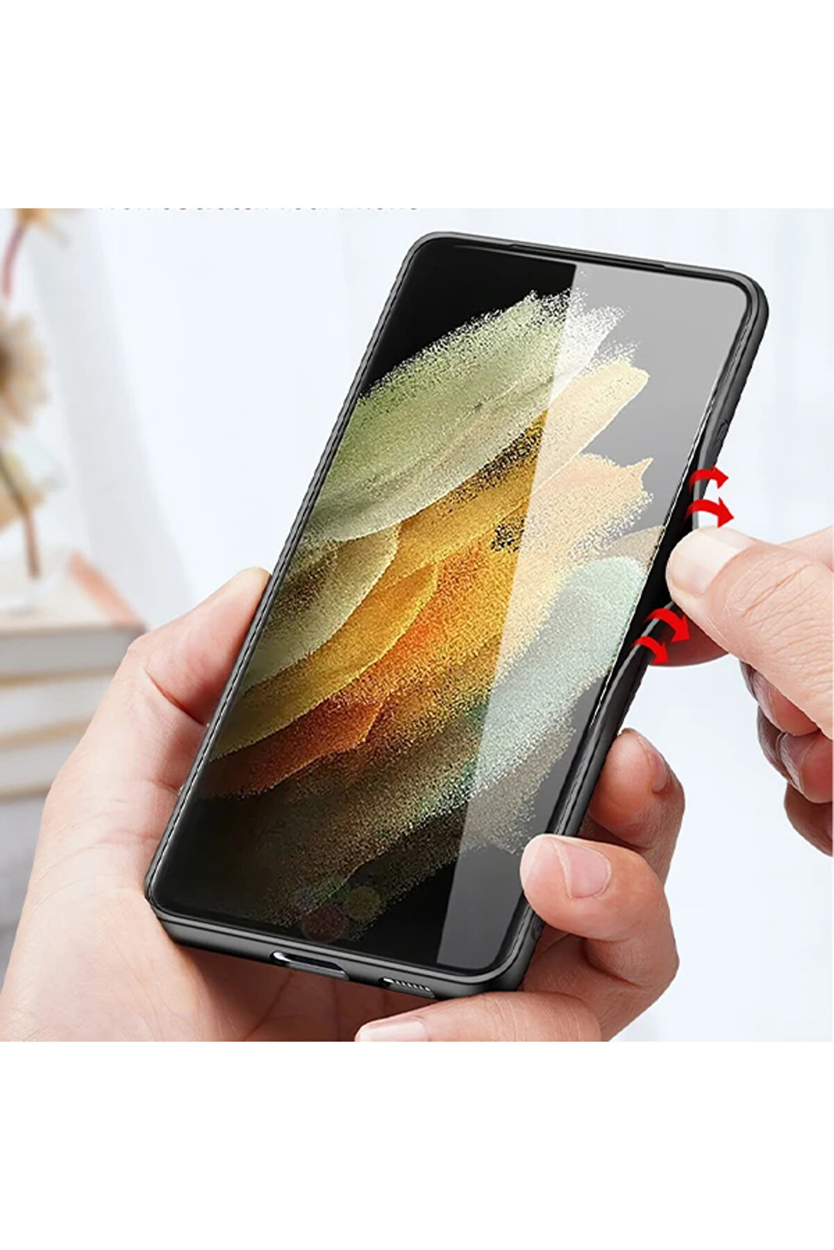 Dux Duci̇s Sm Galaxy S21 Ultra Kılıf Fi̇no Seri̇es Premi̇um Arka Koruma Kılıf-(5775) - Tygo5414-450