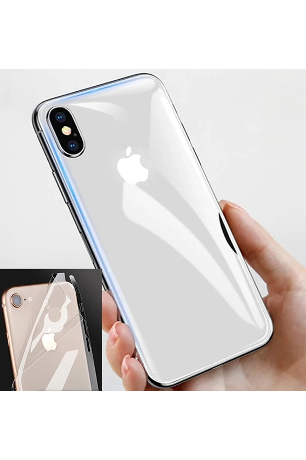 BEYLERBEYİ İPhone XS Hidrojel Hayalet Arka Tam Kaplama Film-(5775) - HRN8460-5758