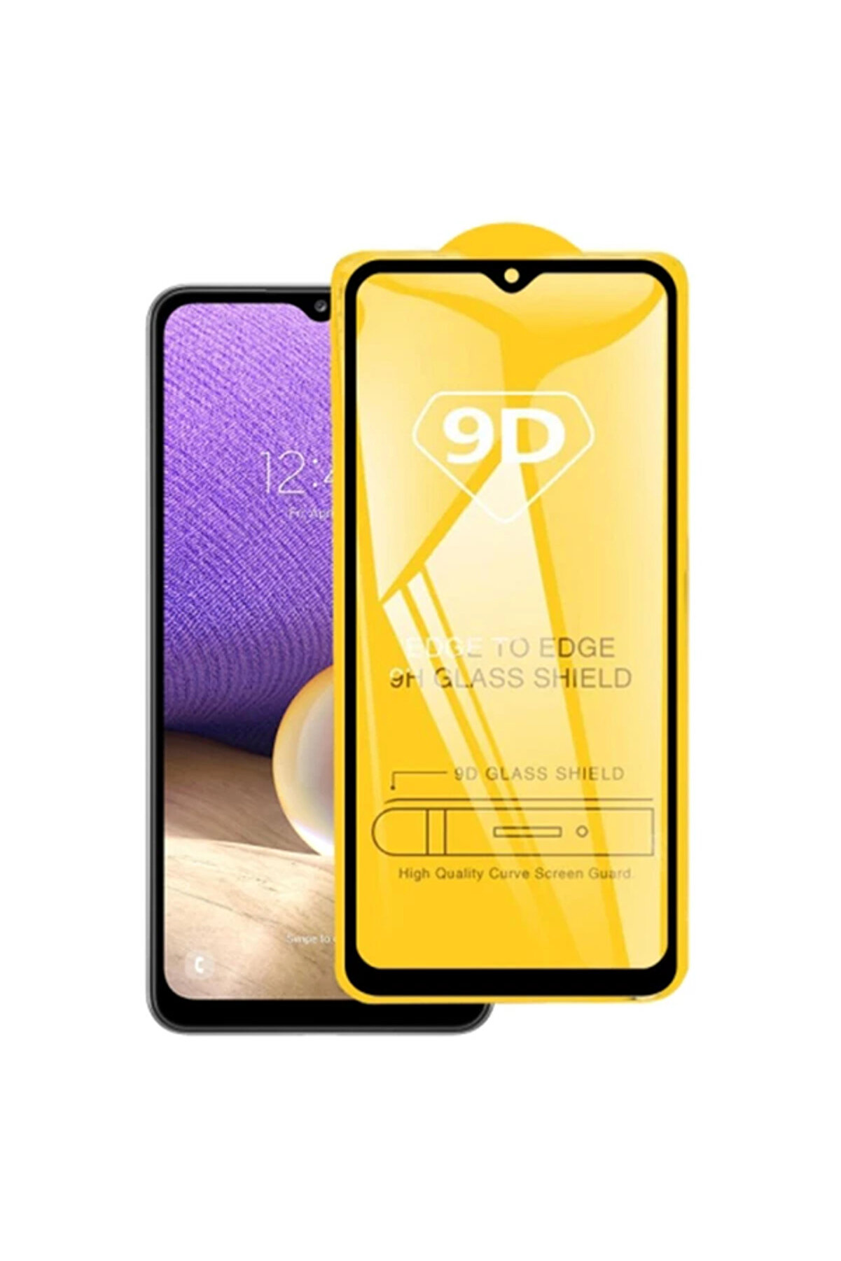 gizmurstore Ally SM Galaxy A32 Full Glue-Tempered Cam Ekran Koruyucu-(5775) - GMS9289-2288