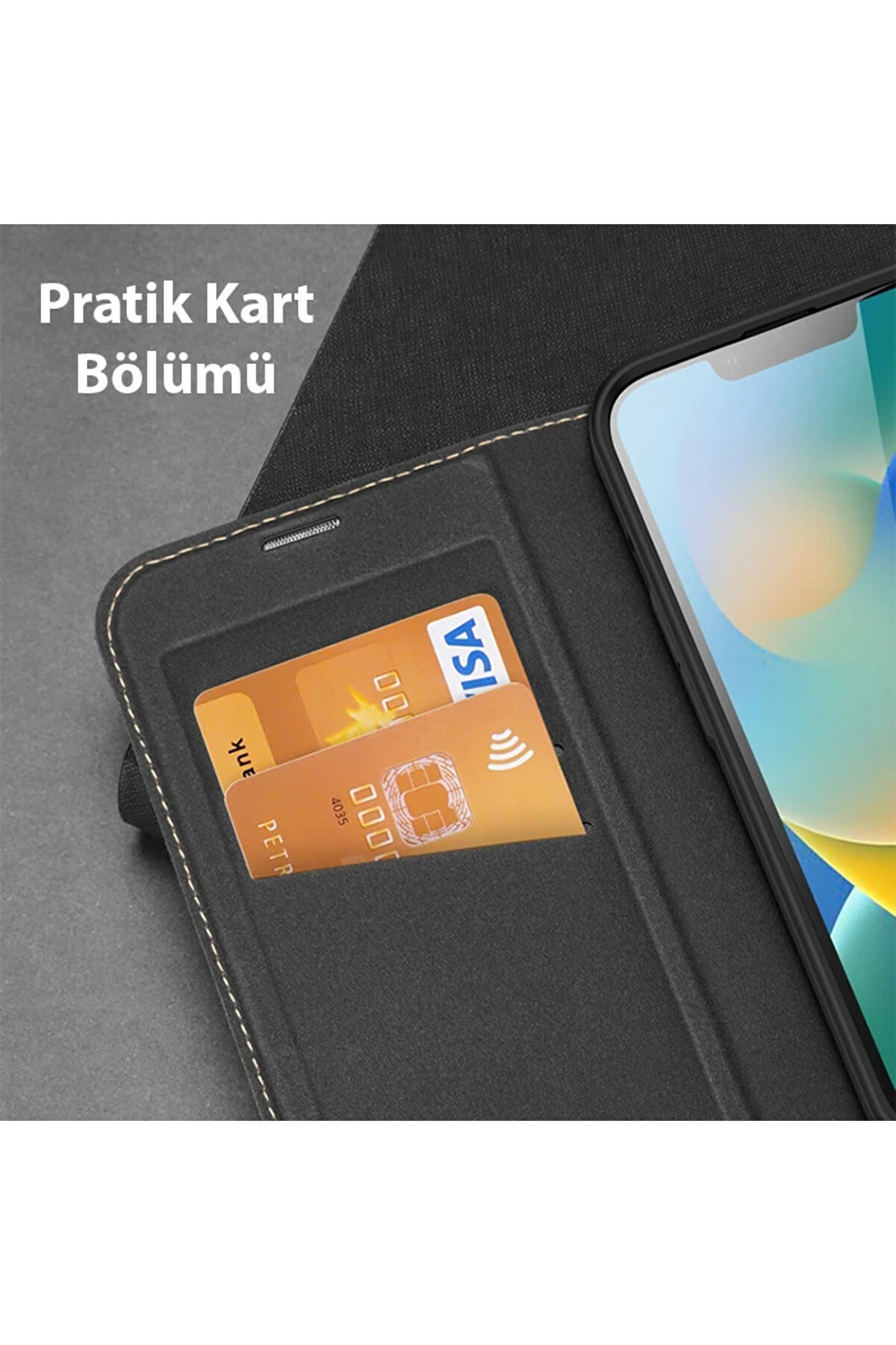 Dux Duci̇s İphone 14 Plus 6.7 Kılıf Ski̇n X Pu Deri̇ Manyeti̇k Kapaklı Kılıf Ma - Dropx5717-5598