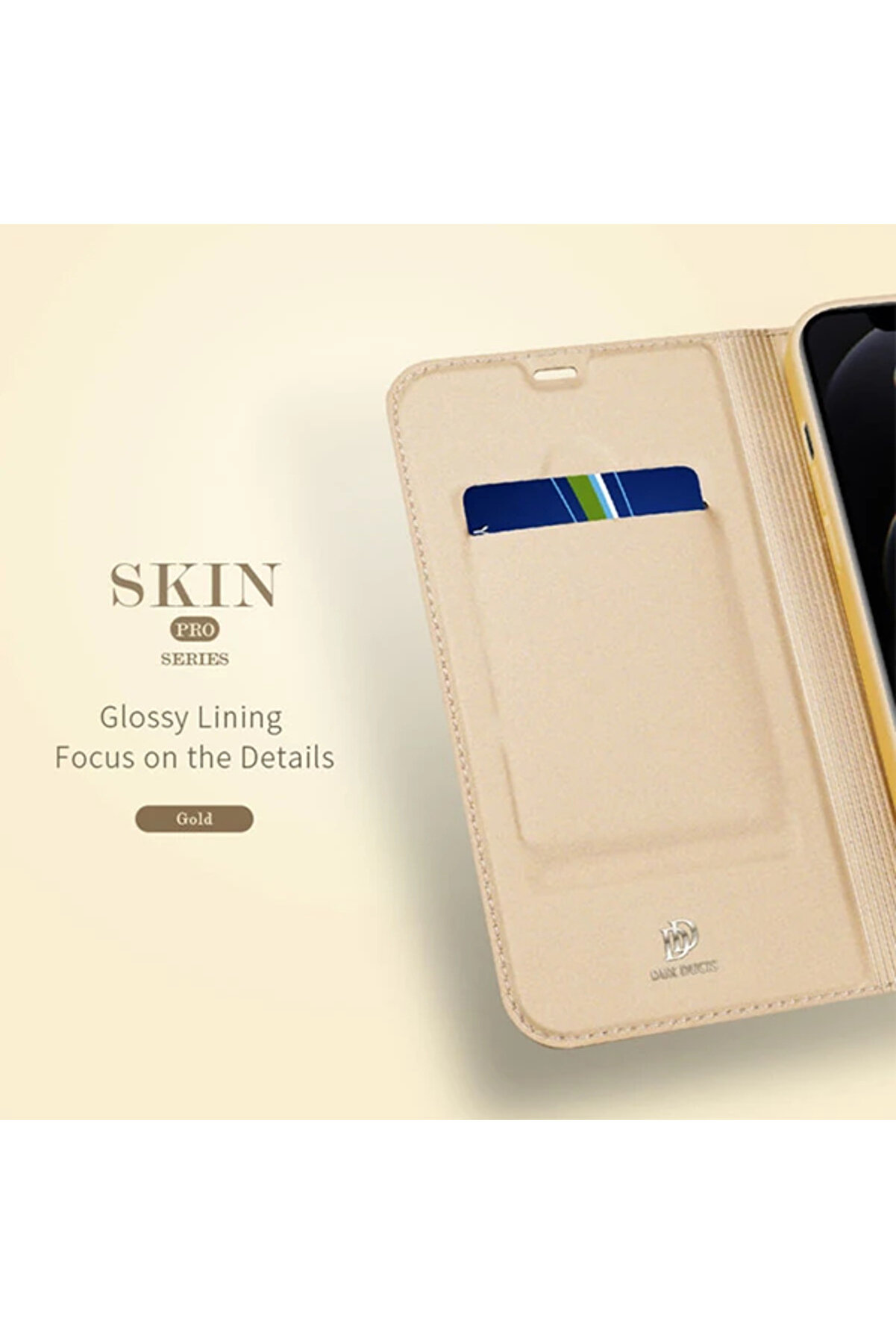 Dux Duci̇s İphone 12/ 12 Pro Kılıf Kapaklı Fli̇p Cover Kılıf Ski̇n Pro Seri̇e - Dropx4039-1549