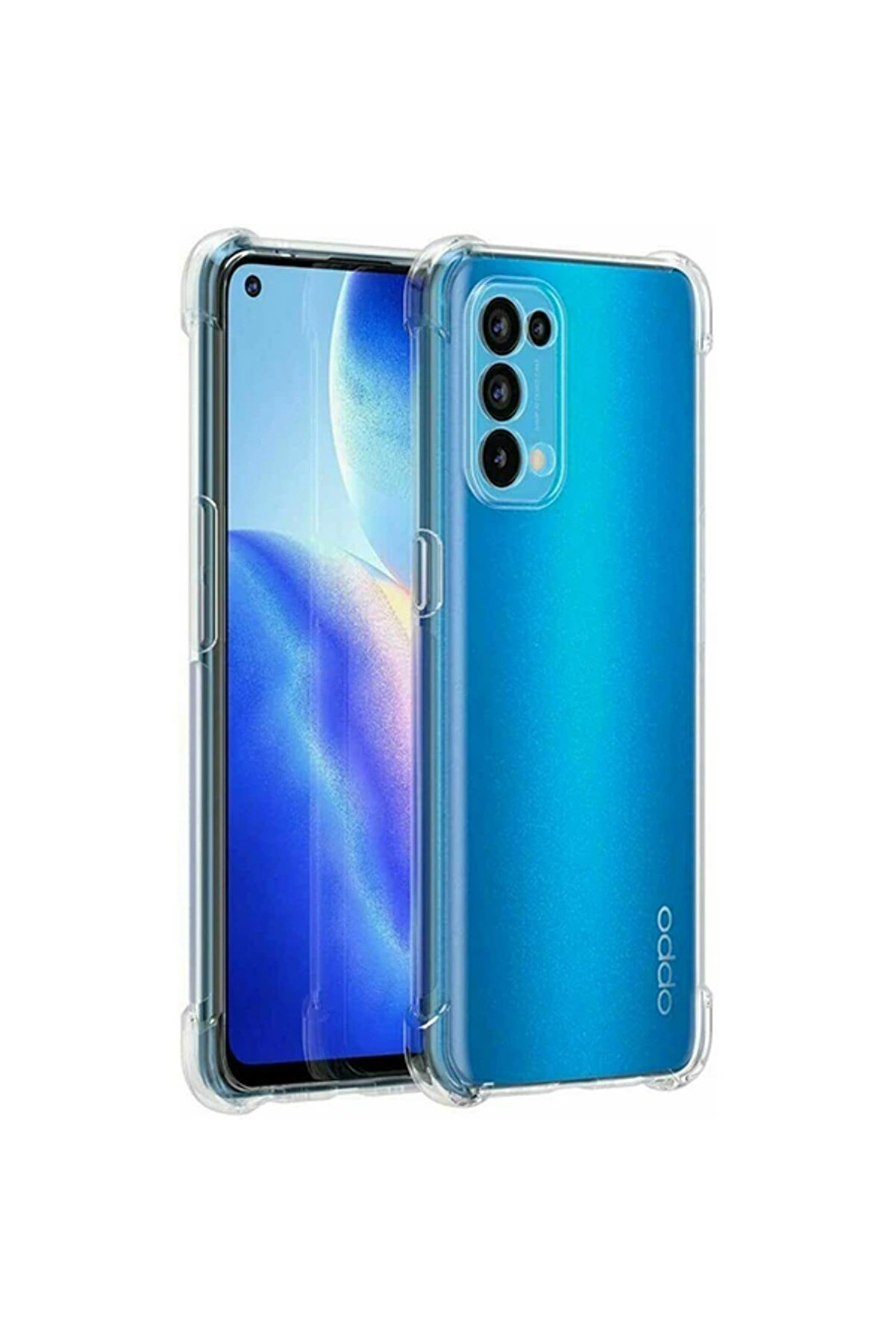 gizmurstore OPPO Reno A15 - A15s Kamera Korumalı Shockproof Silikon Kılıf-(5775) - GMS9142-2176