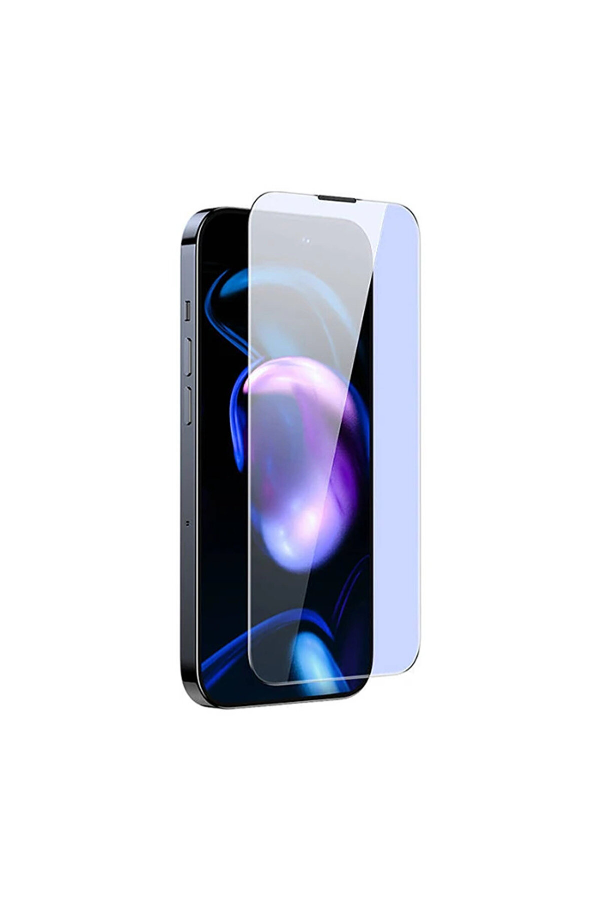 Crystal İphone 15 Pro Max Uyumlu Full Koruma Anti̇ Mavi̇ Işık Tempered Cam Ekran Koruyucu 2