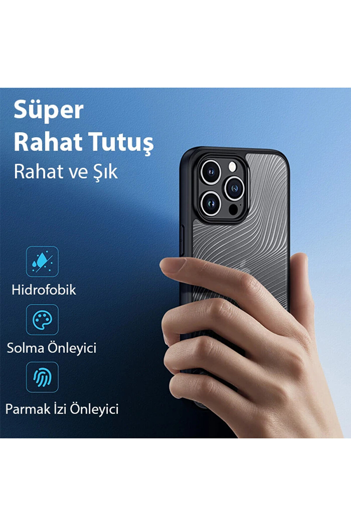 Dux Duci̇s İphone 15 Pro Ai̇mo Seri̇es Premi̇um Buzlu Sert Pc-Tpu Kılıf-(5775) - Gms8054-3926