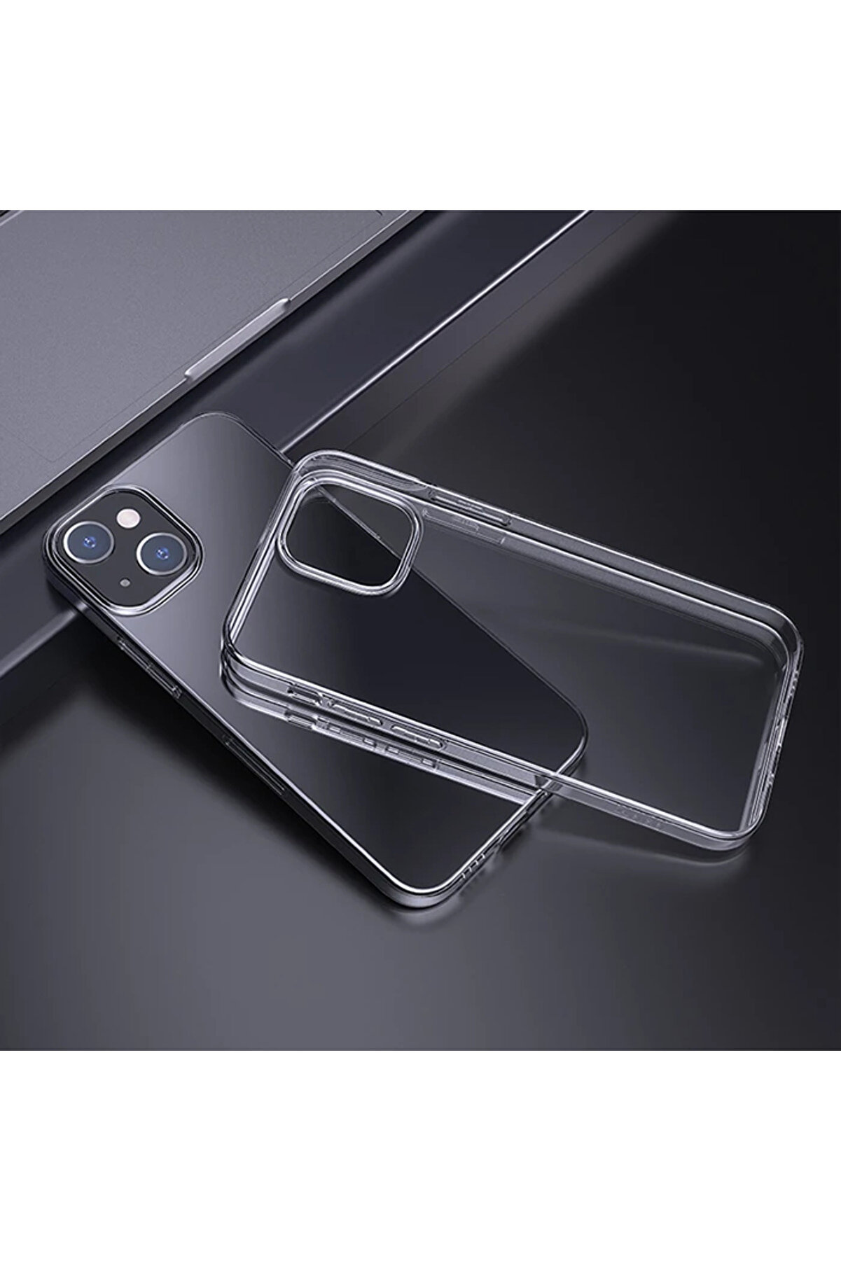 Hoco Li̇ght Seri̇es Tpu İphone 15 Plus Şeffaf Kılıf-(5775) - Gms1949-2446