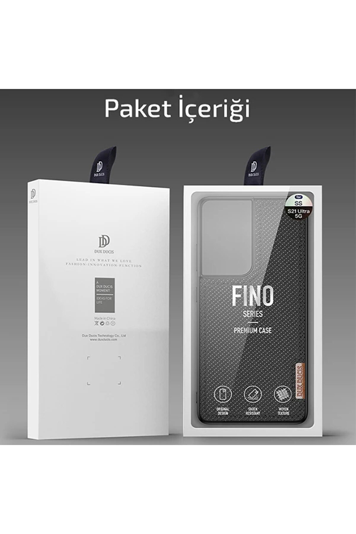 Dux Duci̇s Sm Galaxy S21 Ultra Kılıf Fi̇no Seri̇es Premi̇um Arka Koruma Kılıf-(5775) - Tygo5414-450