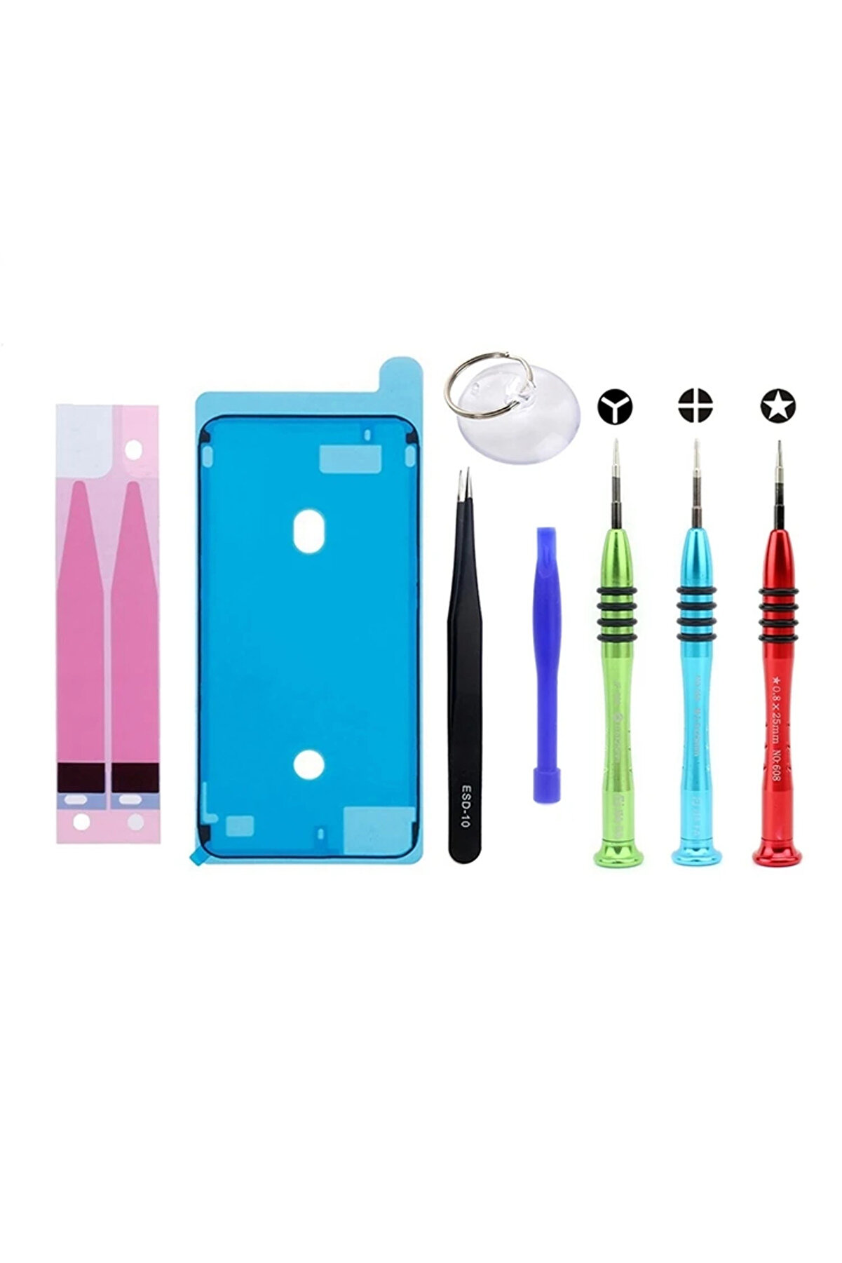 gizmurstore Jıafa Jf-8164 8in1 İphone 8 Batarya Tamir Seti Kaliteli Tornavida-(5775) - GMS4766-4657