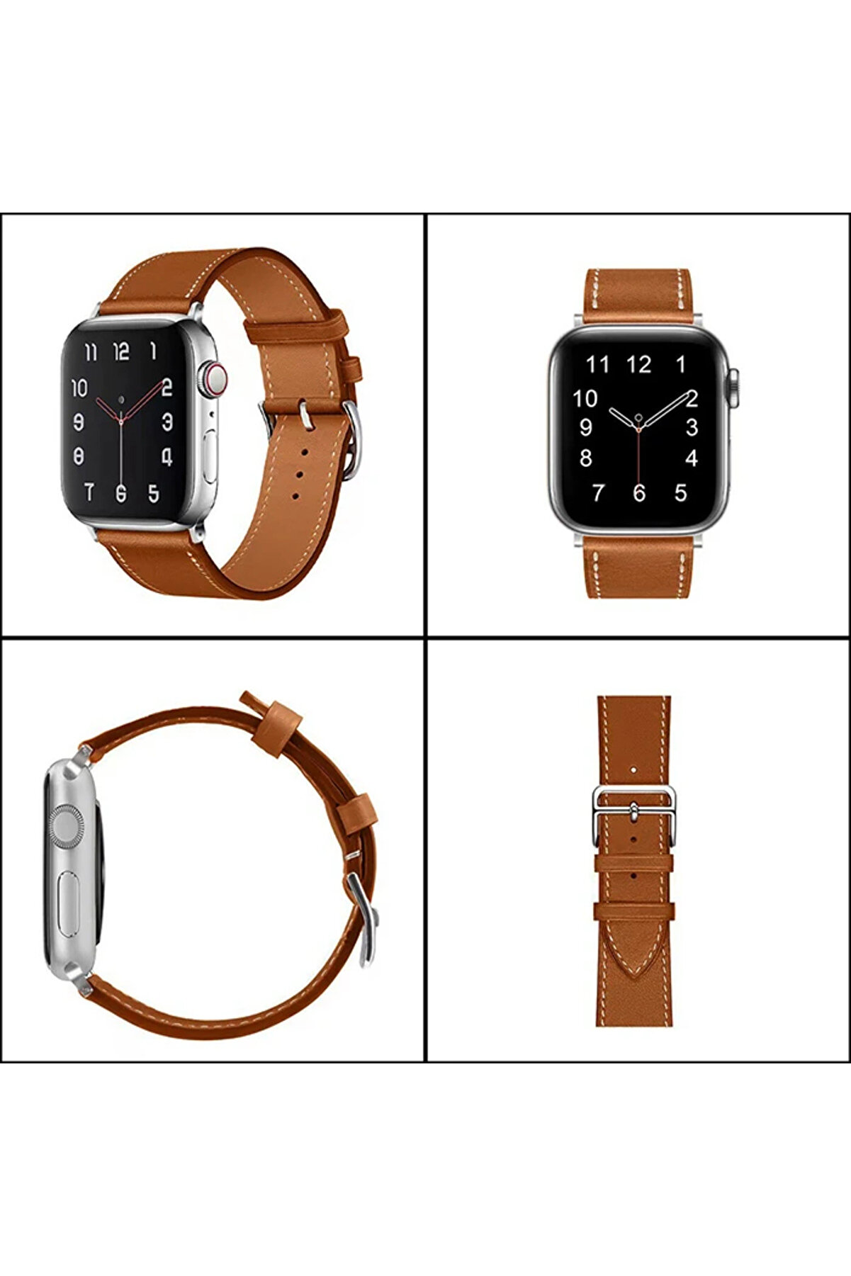 Ally Apple Watch 7-8 41Mm 6-5-4 40Mm Si̇ngle Coi̇l Deri̇ Kayış Kordon 3-2-1 38Mm- - Dropx4606-5819