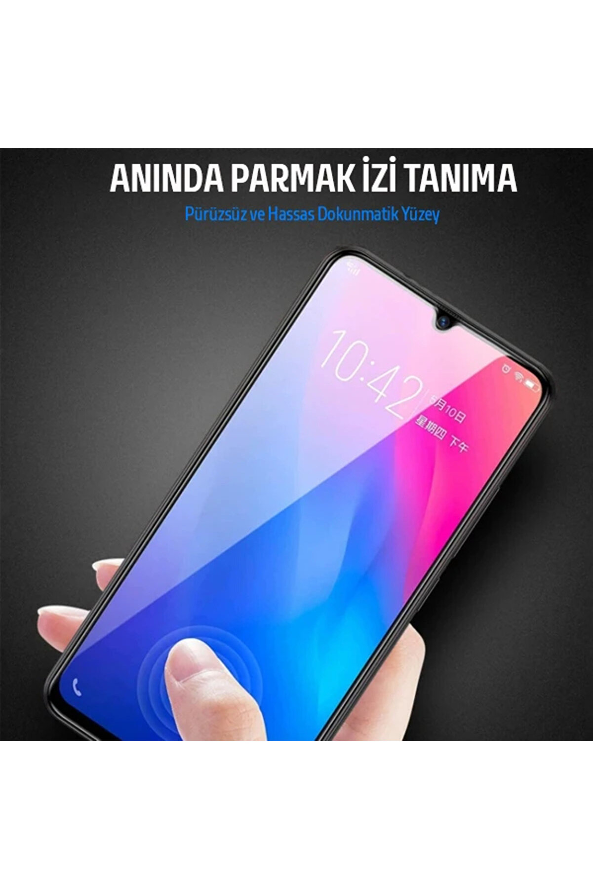 Ally Xi̇aomi̇ Redmi̇ 10 -Note 10 Full Glue-Tempered Cam Ekran Koruyucu-(1903) - Dropx5006-2461