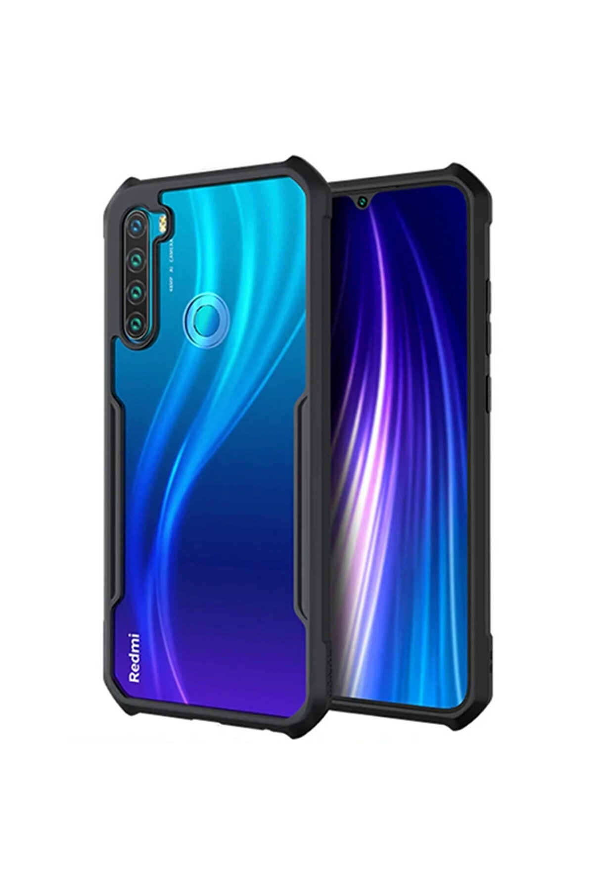 CepteToptan Xiaomi Redmi Note 8t Shok Absorption PC+TPU Darbe Emici Kılıf-(1903) - DROPX6920-3771