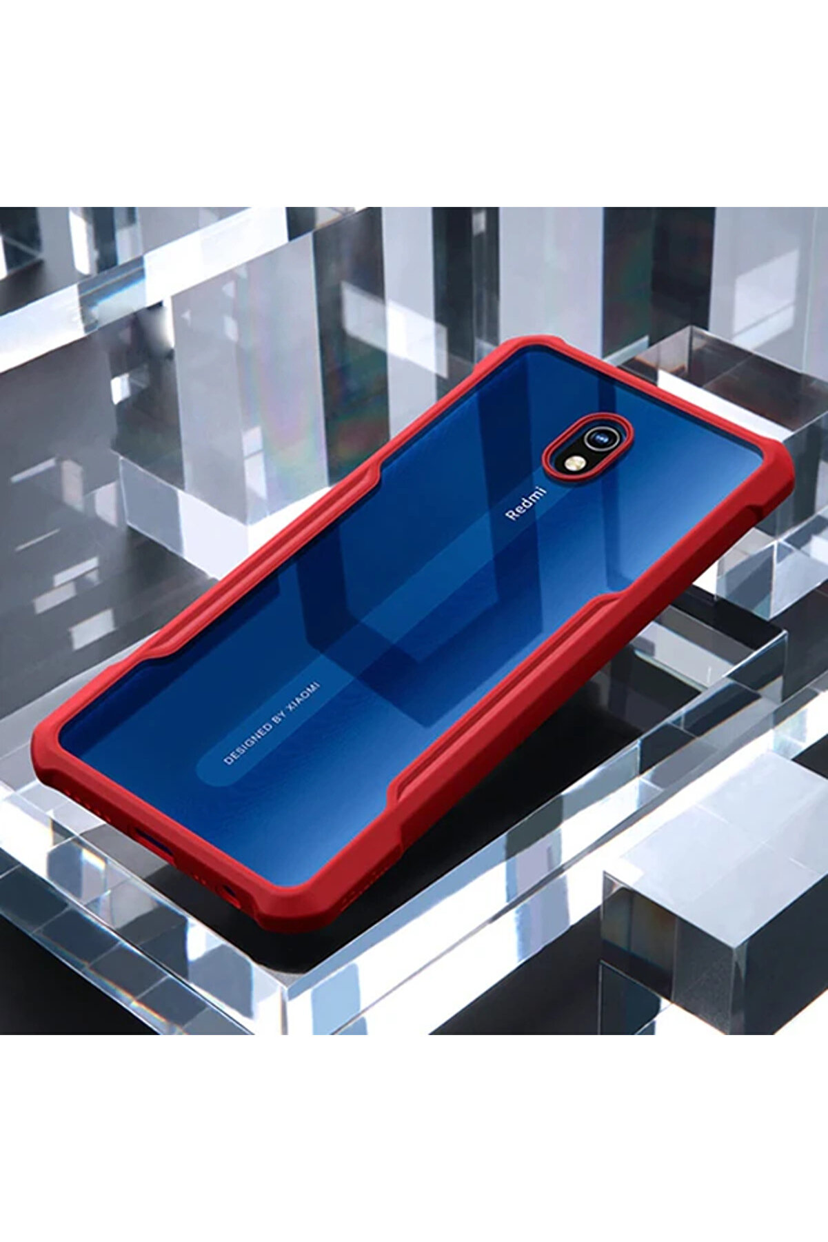 CepteToptan Xiaomi Redmi 8A Shok Absorption PC+TPU Darbe Emici Kılıf-(1903) - DROPX1838-2426