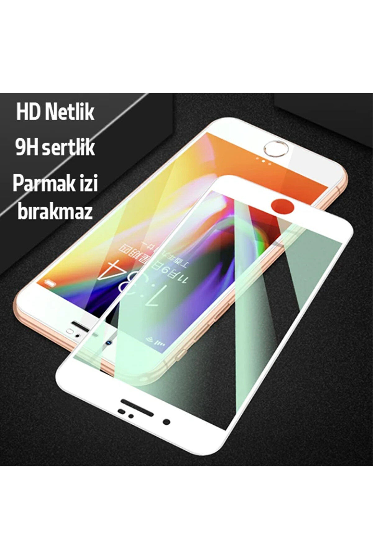 İphone Se3-Se2 İphone 8-7 Anti̇ -Blue Green Li̇ght G&ouml;z Korumalı Tempered Full E - Dropx8568-5747