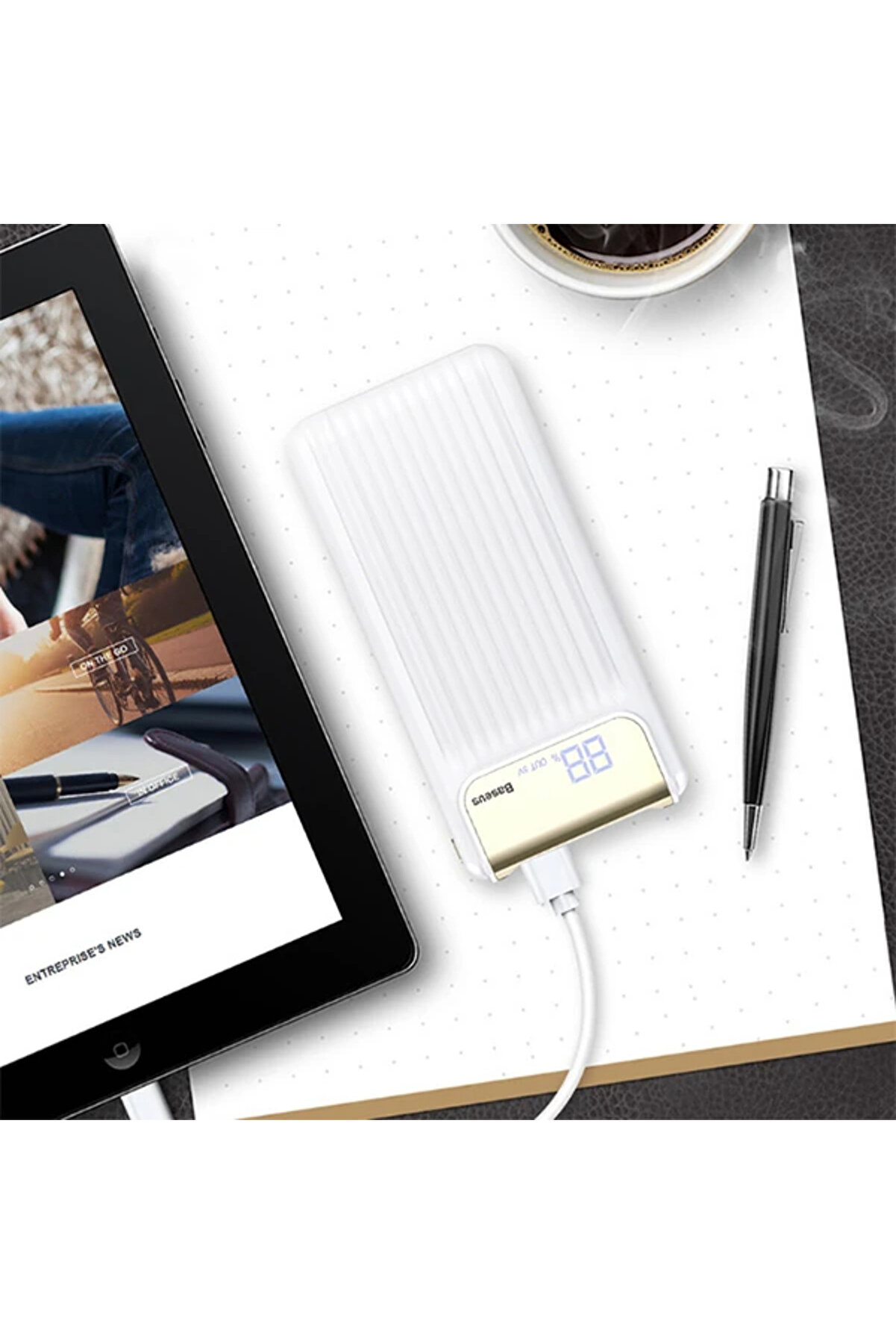 Thi̇n Qc3.0A 10000 Mah Hızlı Şarj Hari̇ci̇ Şarj Power Bank-(1903) - Dropx3078-1678