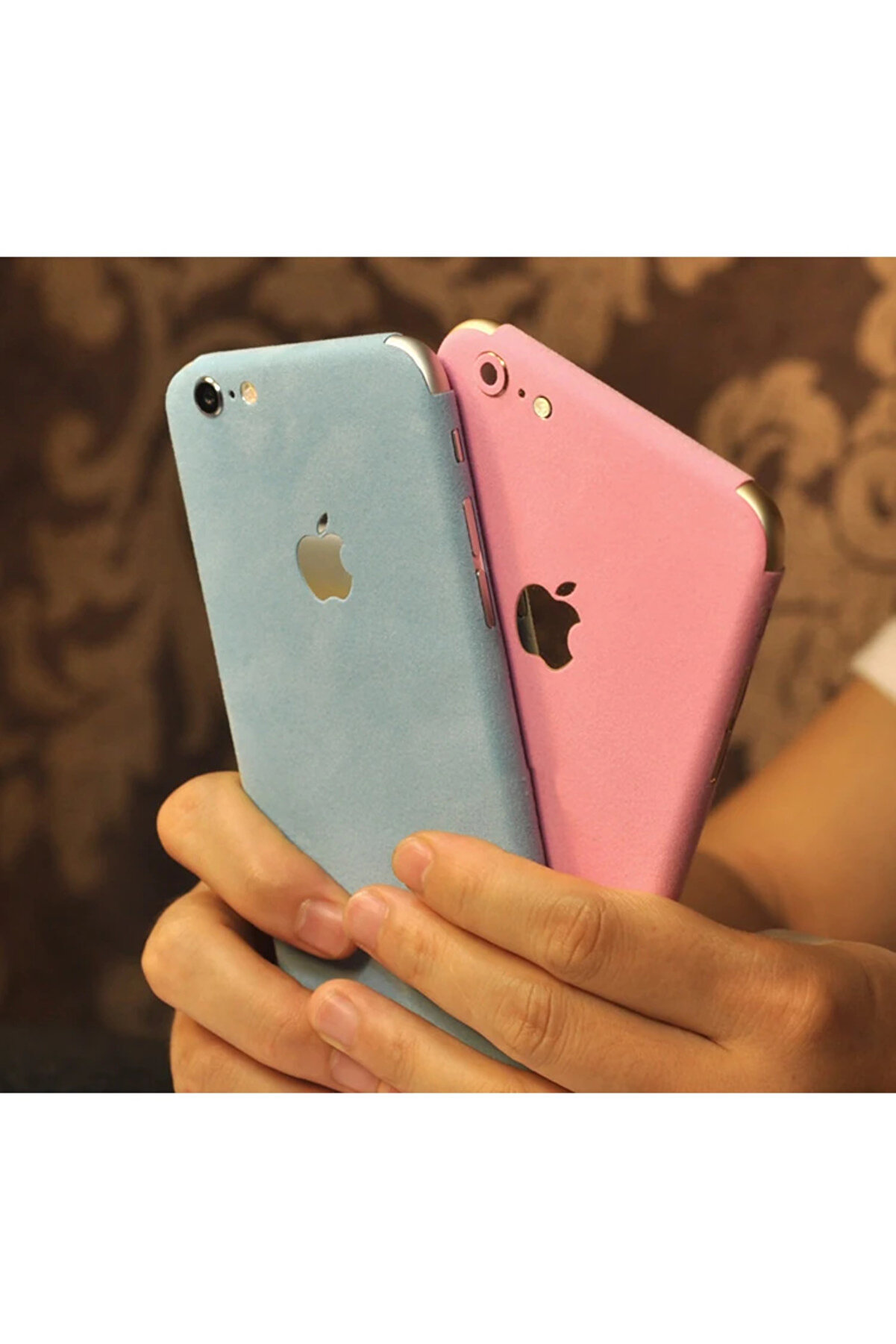 İphone 7 Suet Kaplama Sti̇cker-(5775) - Gms7037-3351