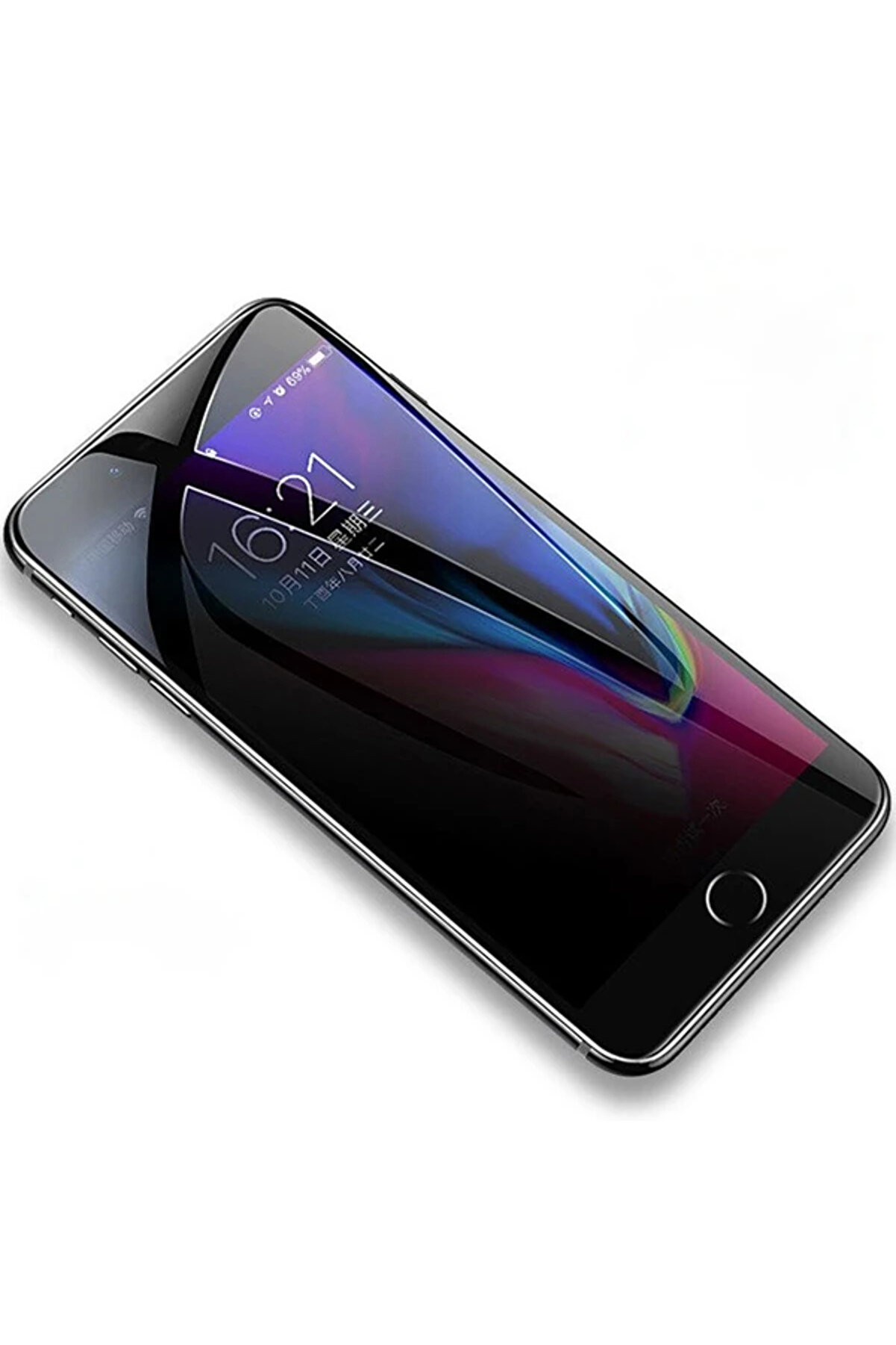 CepteToptan KUULAA İPhone 6S-6 Plus 3d uyumlu  Full Privacy Gizlilik Kırılmaz Cam Ekran Koruyucu
