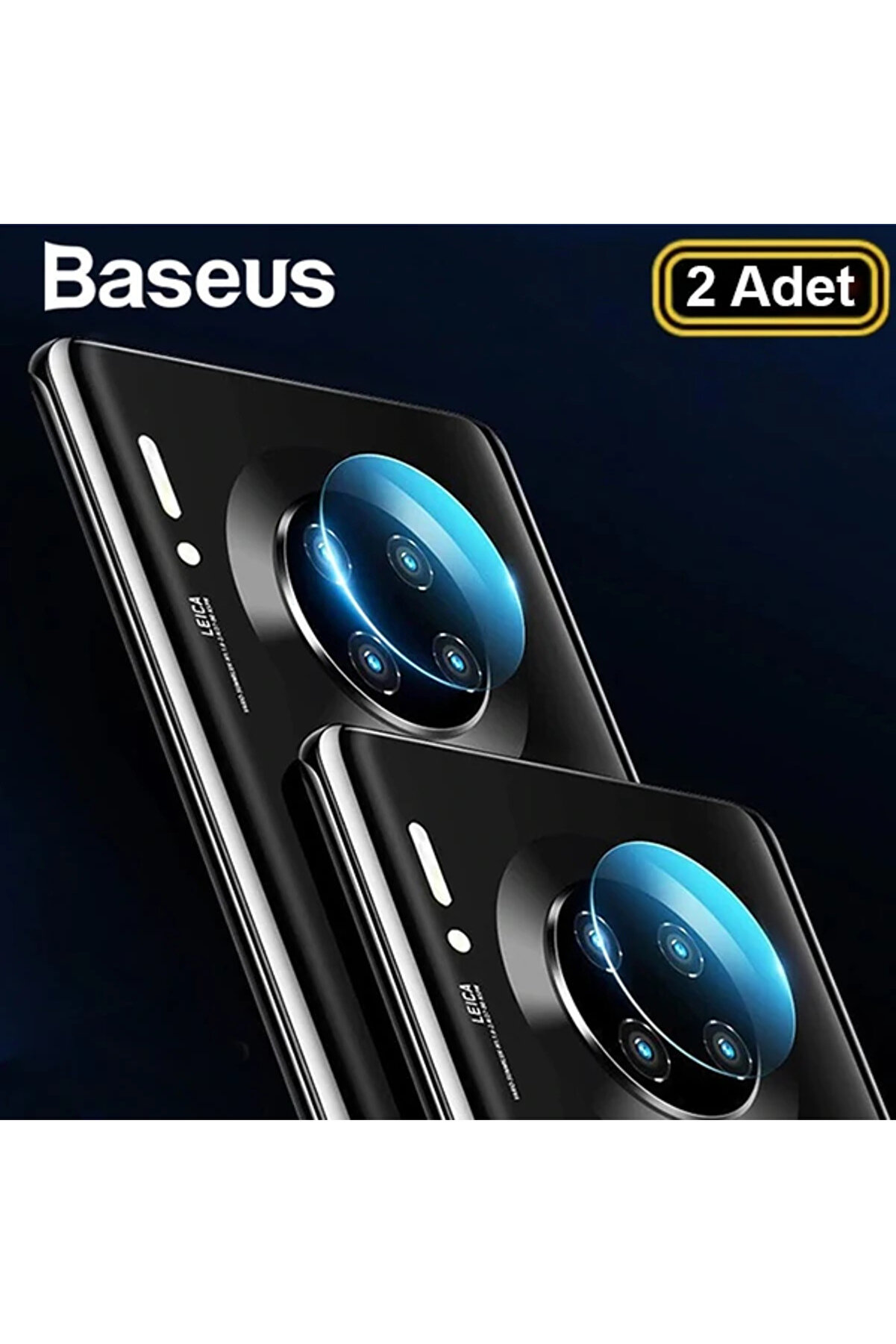 CepteToptan Huawei Mate30/Mate30 Pro Kamera Koruyucu Kırılmaz Cam 2adet set-(1903) - DROPX2533-3502