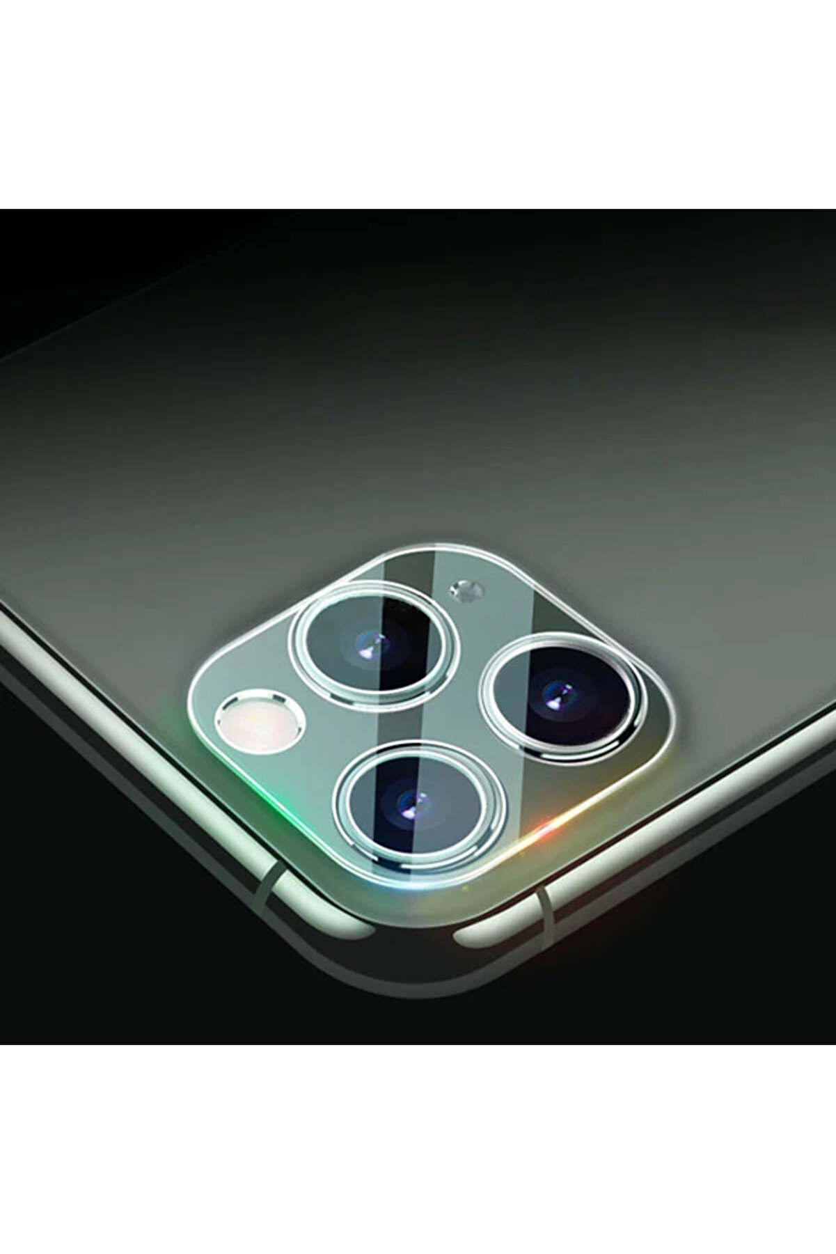 İphone 12 Pro Max 6.7 Full Tempered Kamera Koruyucu Kırılmaz Cam-(1903) - Dropx4437-6032