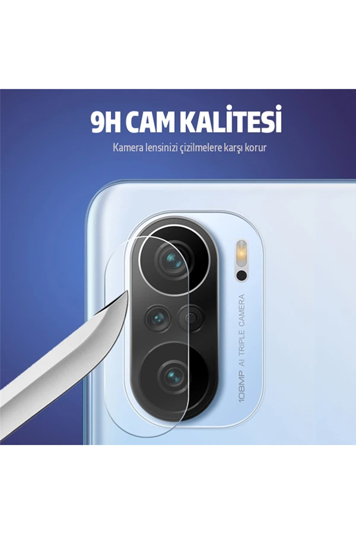 Xi̇aomi̇ Poco F3 -Redmi̇ K40-K40 Pro Tempered Cam Kamera Koruyucu-(1903) - Dropx4977-1880