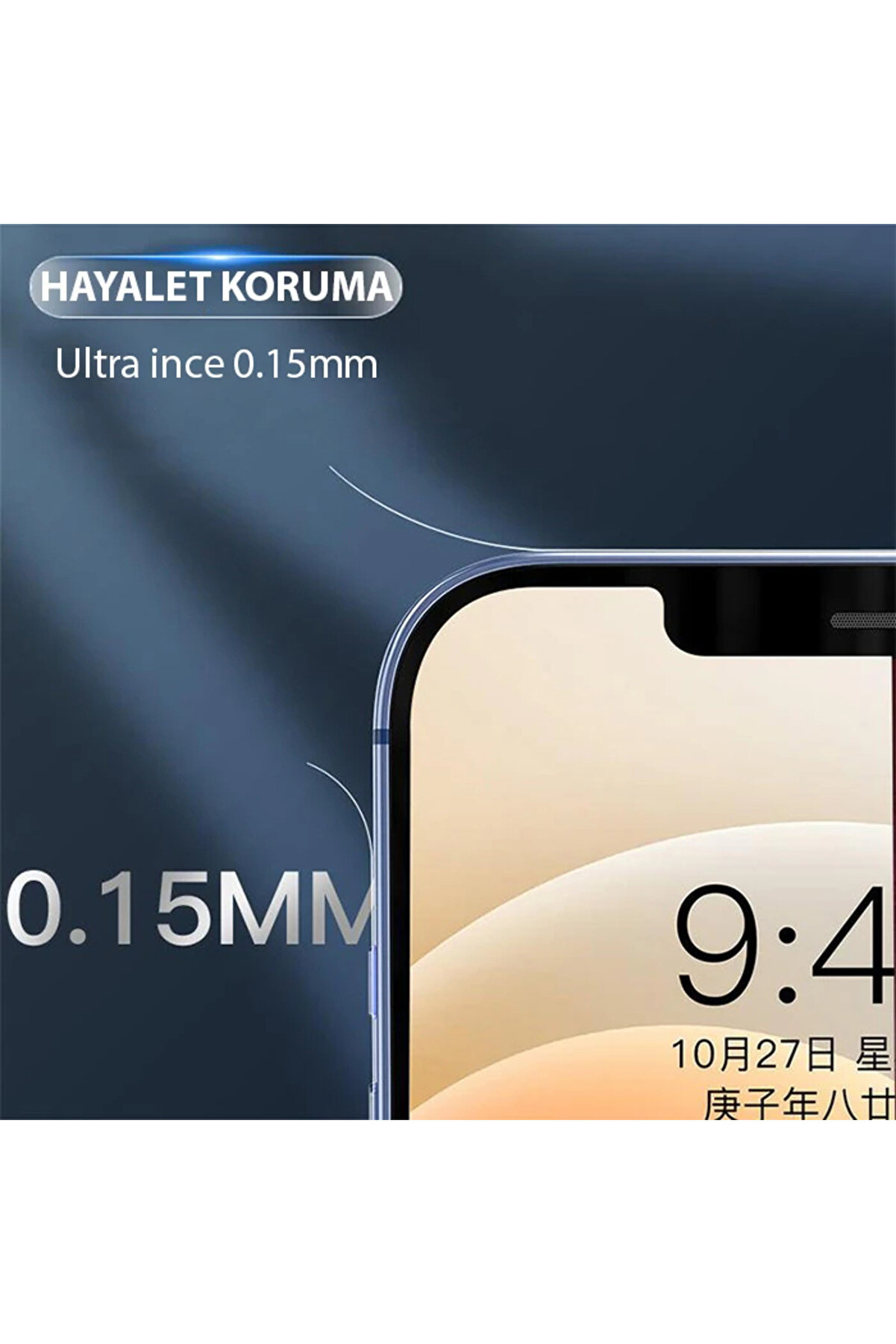 Ally İphone 15 Pro Max Hi̇drojel Hayalet Yan Alt Üst Kaplama Koruyucu Fi̇lm-(1903 - Dropx8842-8740