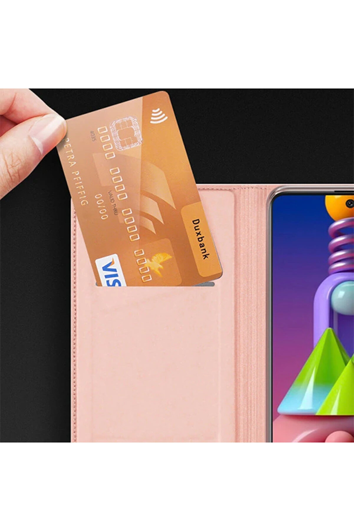 Dux Duci̇s Sm Galaxy M51 Kılıf Kapaklı Fli̇p Cover Kılıf Ski̇n Pro Seri̇es Kı - Dropx3649-5093