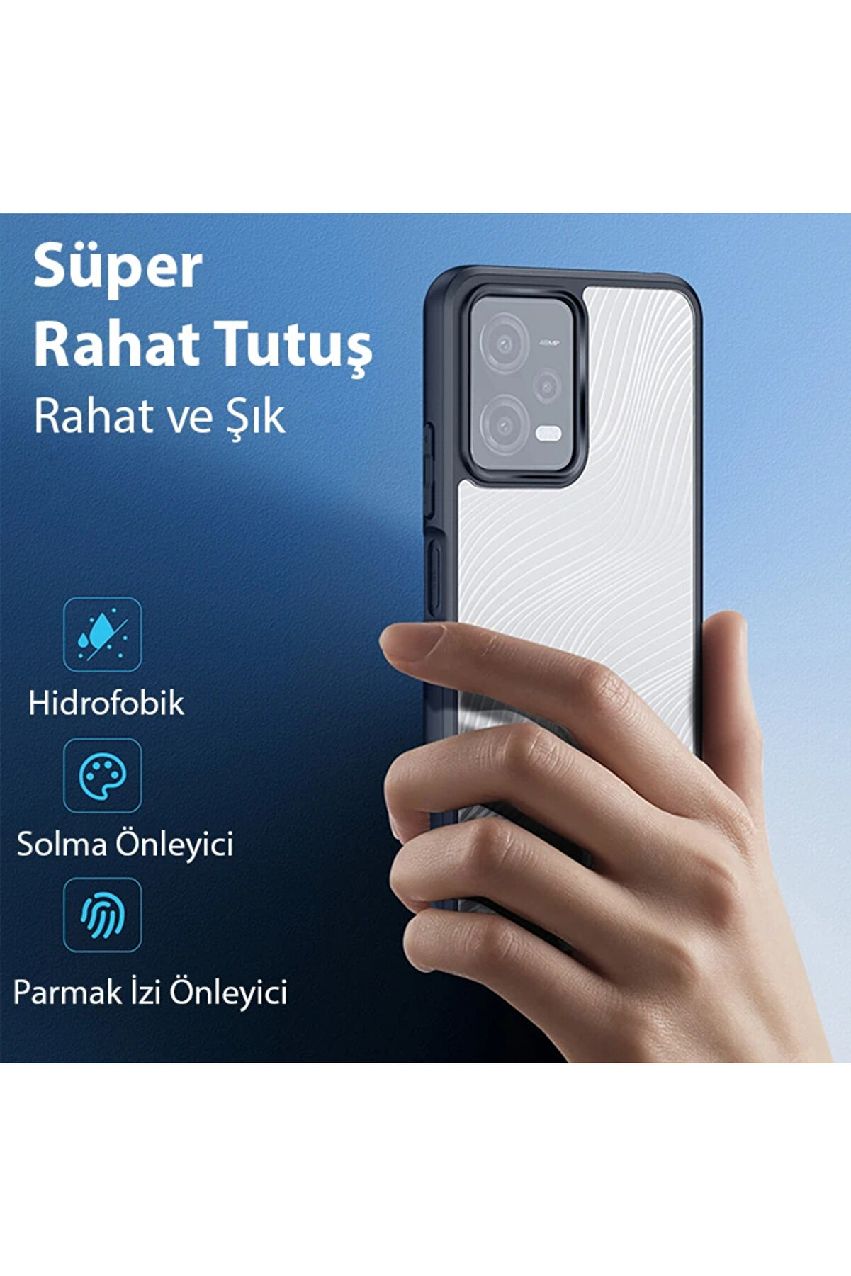 Dux Duci̇s Redmi̇ Note 12 5G/Note 12R Pro/Poco X5 5G Ai̇mo Seri̇es Premi̇um Buzlu Ser - Dropx3025-5721