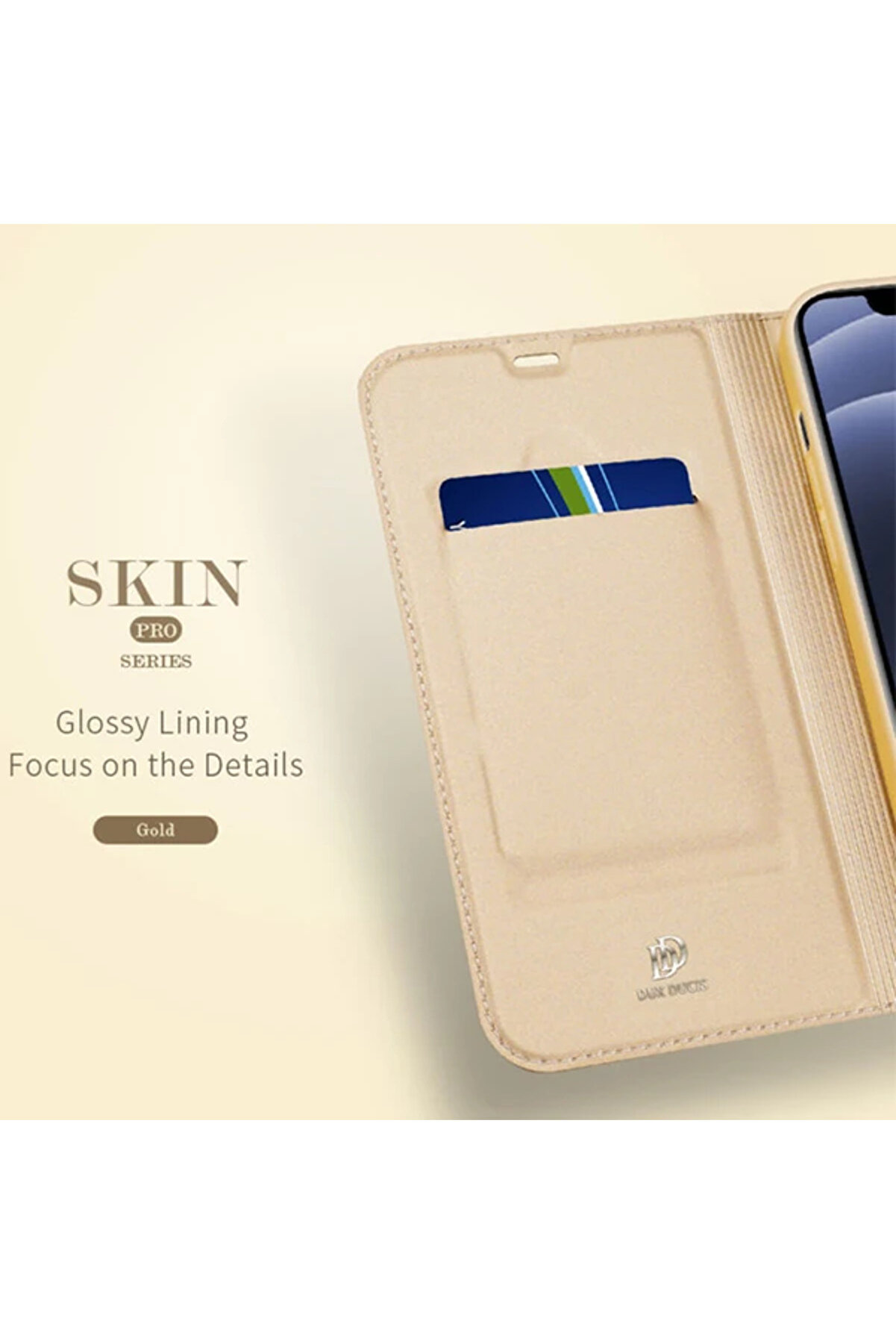 Dux Duci̇s İphone 12 Mi̇ni̇ Kılıf Kapaklı Fli̇p Cover Kılıf Ski̇n Pro Seri̇es K - Dropx2370-2483