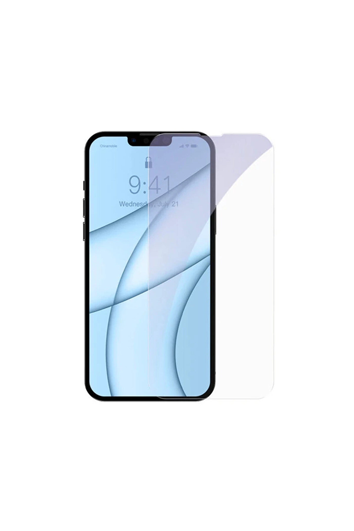 CepteToptan iPhone 13 Mini 0.3mm Göz Korumalı Full Cam Ekran Koruyucu 2 Adet Set-(1903) - DROPX6017-9210
