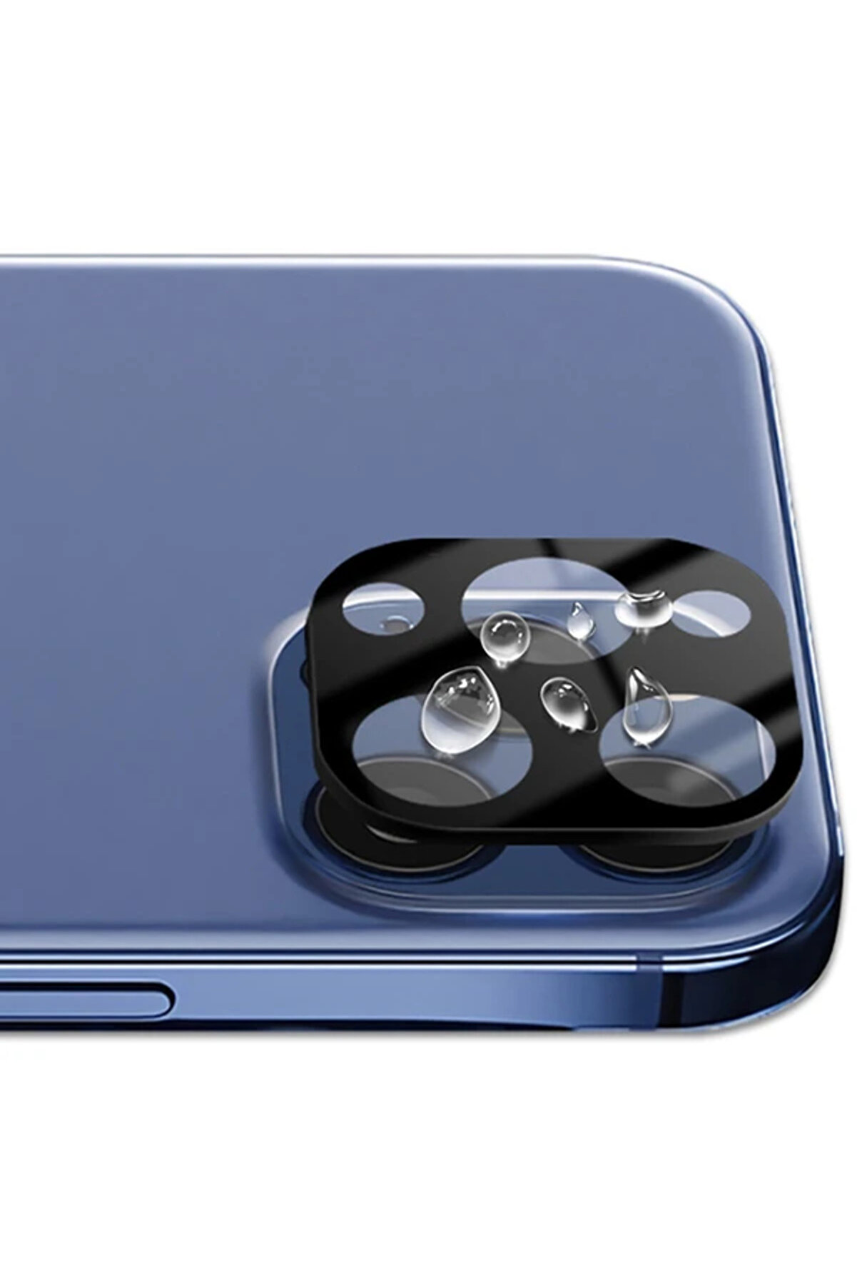 İphone 12 Pro Max 6.7 3D Full Kaplama Tempered Cam Kamera Koruyucu-(5775) - Gms1169-2227