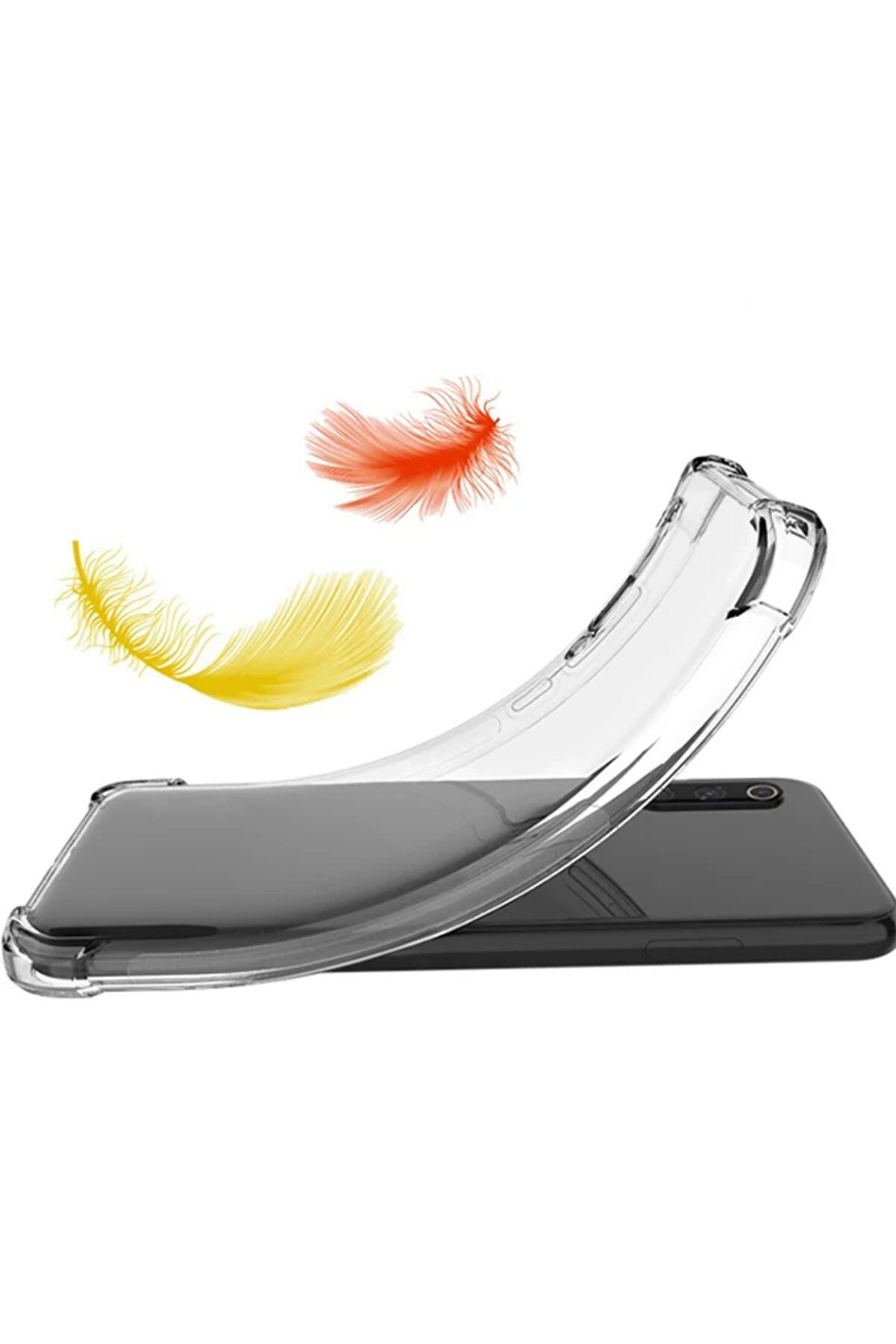 Xi̇aomi̇ Mi̇ 10T Li̇te 5G Anti̇-Drop Shockproof Darbe Emi̇ci̇ Si̇li̇kon Kılıf-(5775) - Gms9199-3145