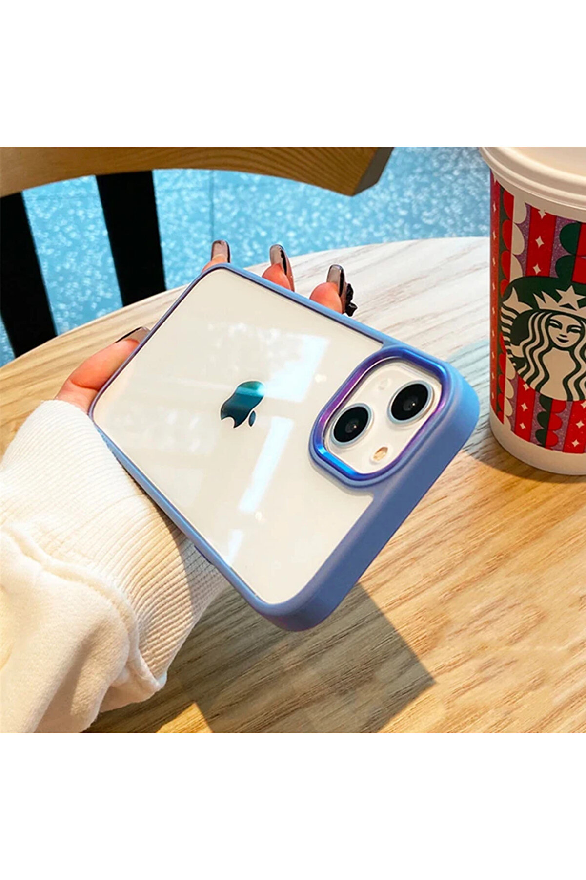 Ally İphone 12 Pro Max 6.7İnç Kılıf Parlak Renkli̇ Çerçeveli̇ Ultra Lüx Tpu Si̇li̇ - Gms3553-9749