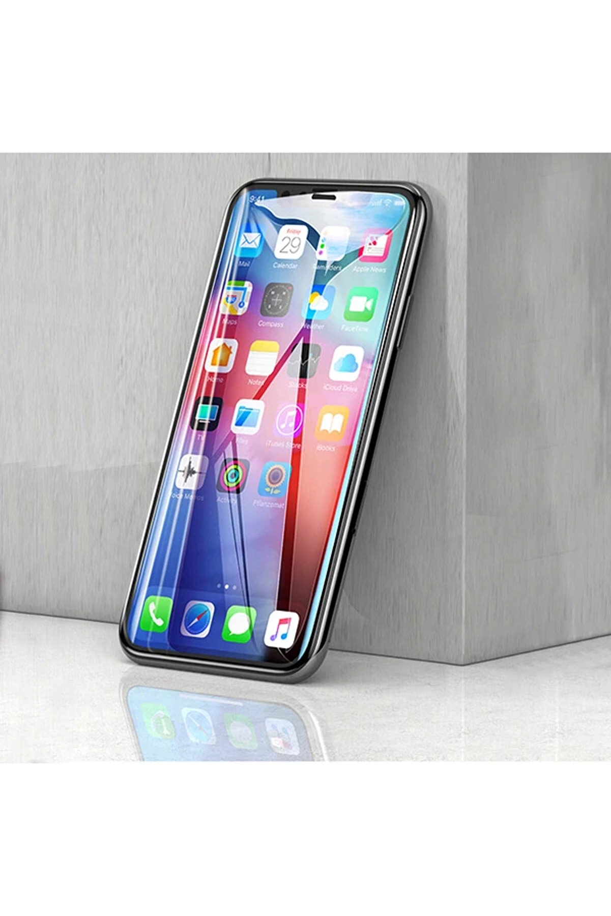 İphone 11 Pro 3D Full Kaplama Kırılmaz Cam Koruyucu Tempered Glass Screen Protect - Aa5450-1655