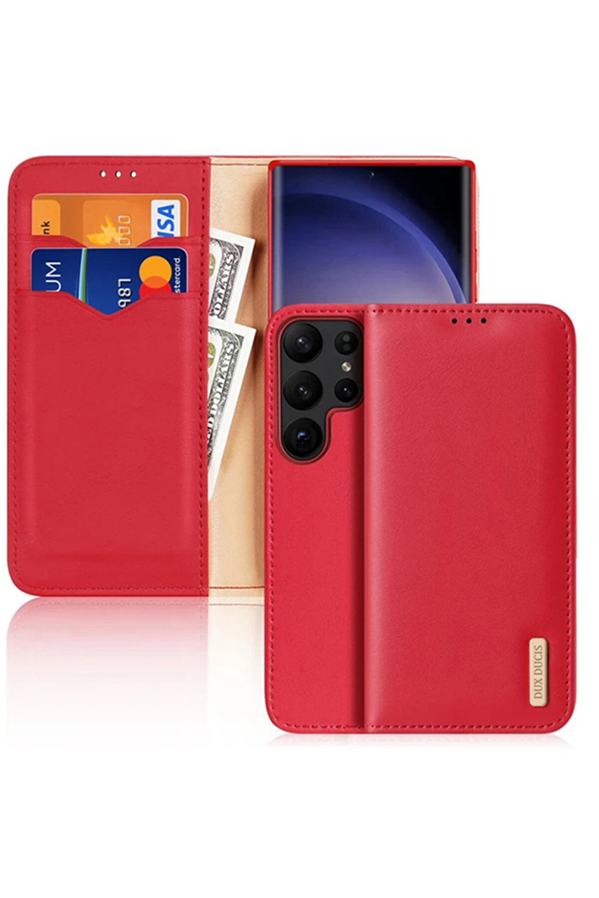 CepteToptan Dux Ducis SM Galaxy S23 Ultra Kılıf Mıknatıslı Cüzdanlı Deri Kılıf Hivo - DROPX1555-1641