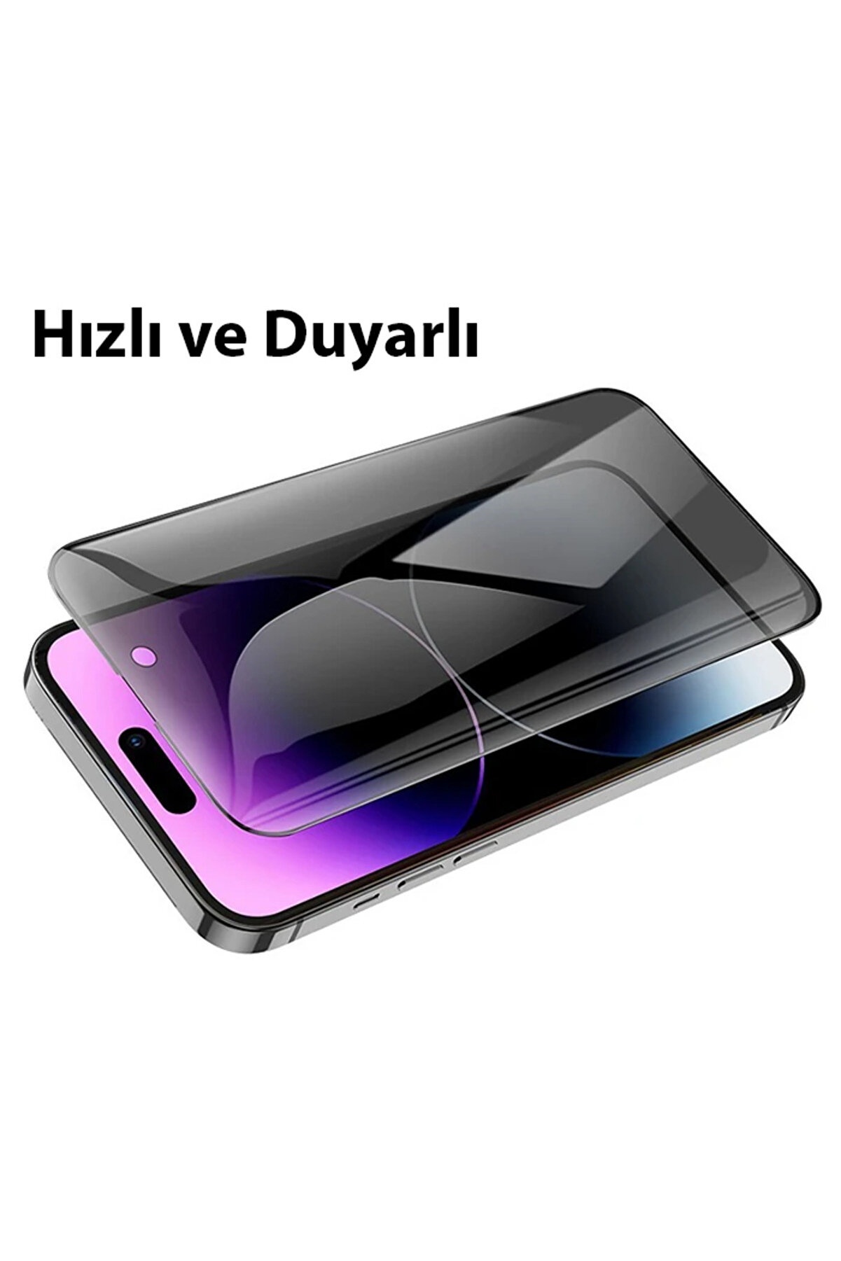 Hoco İphone 14 Pro Prıvacy Seri̇si̇ Hayalet Full Koruma Cam Ekran Koruyucu-(5775) - Gms5381-6010