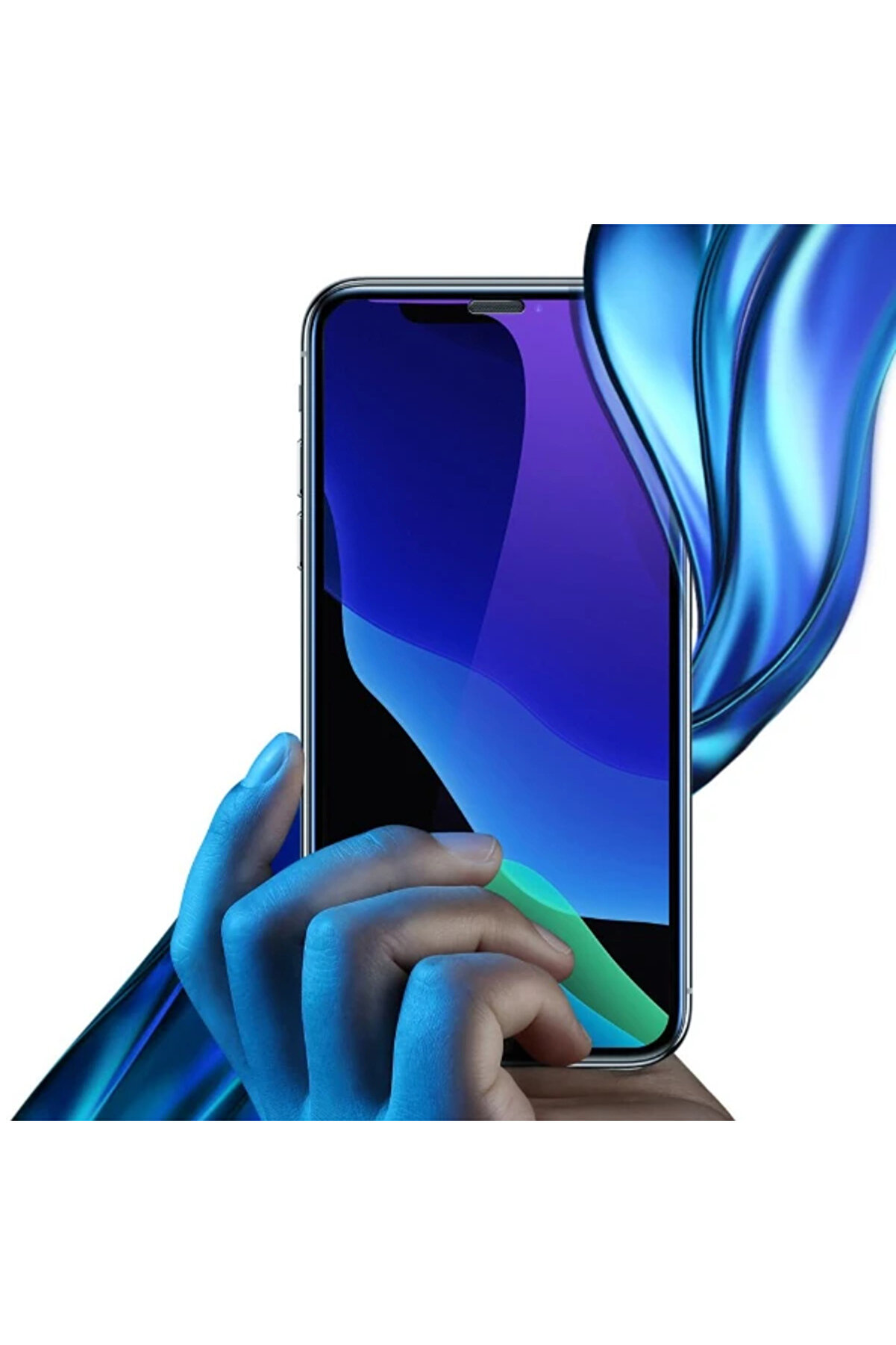 İphone Xs-X 5.5 Ekran Koruyucu Full Anti̇ Blue Li̇ght Tempered Cam Ekran Koruyucu 2 A - Najmaddi̇n387