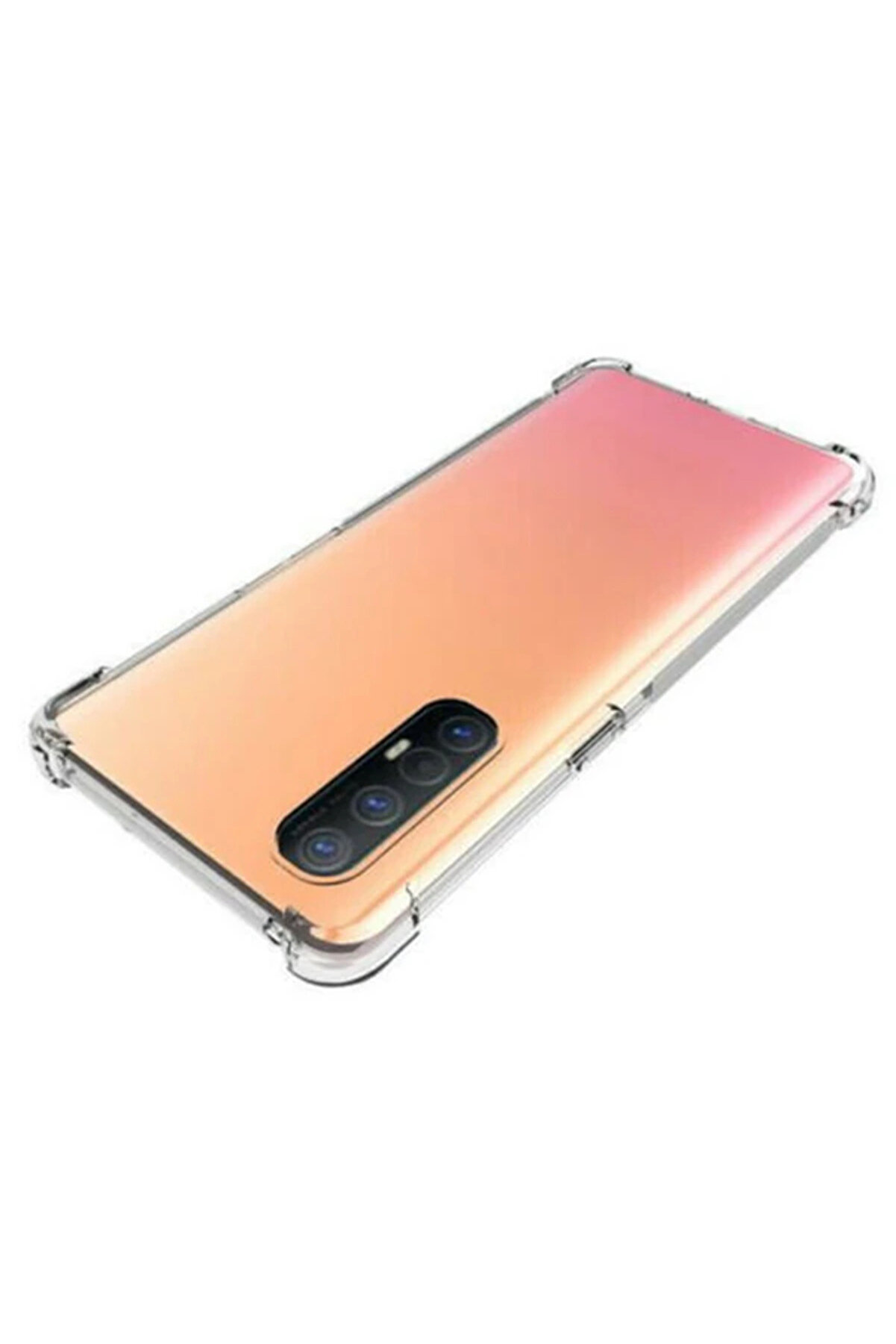 Oppo Reno 3 Pro Anti̇-Drop Darbe Emi̇ci̇ Si̇li̇kon Kılıf Shockproof Kılıf-(1903) - Dropx5715-7698