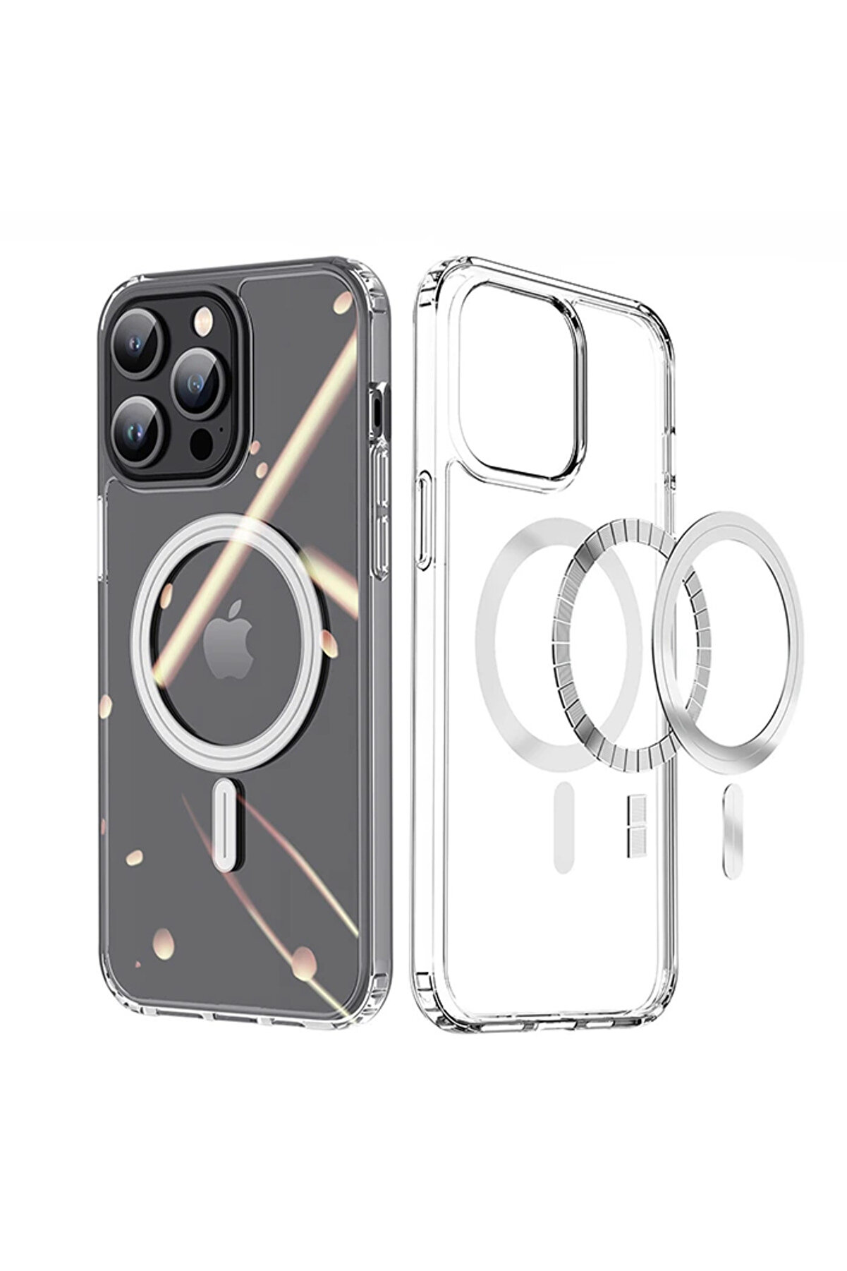 CepteToptan Dux Ducis Clin Mag Series iPhone 15 Pro Magsafe Uyumlu Manyetik Silikon Kılıf- - DROPX3269-3772