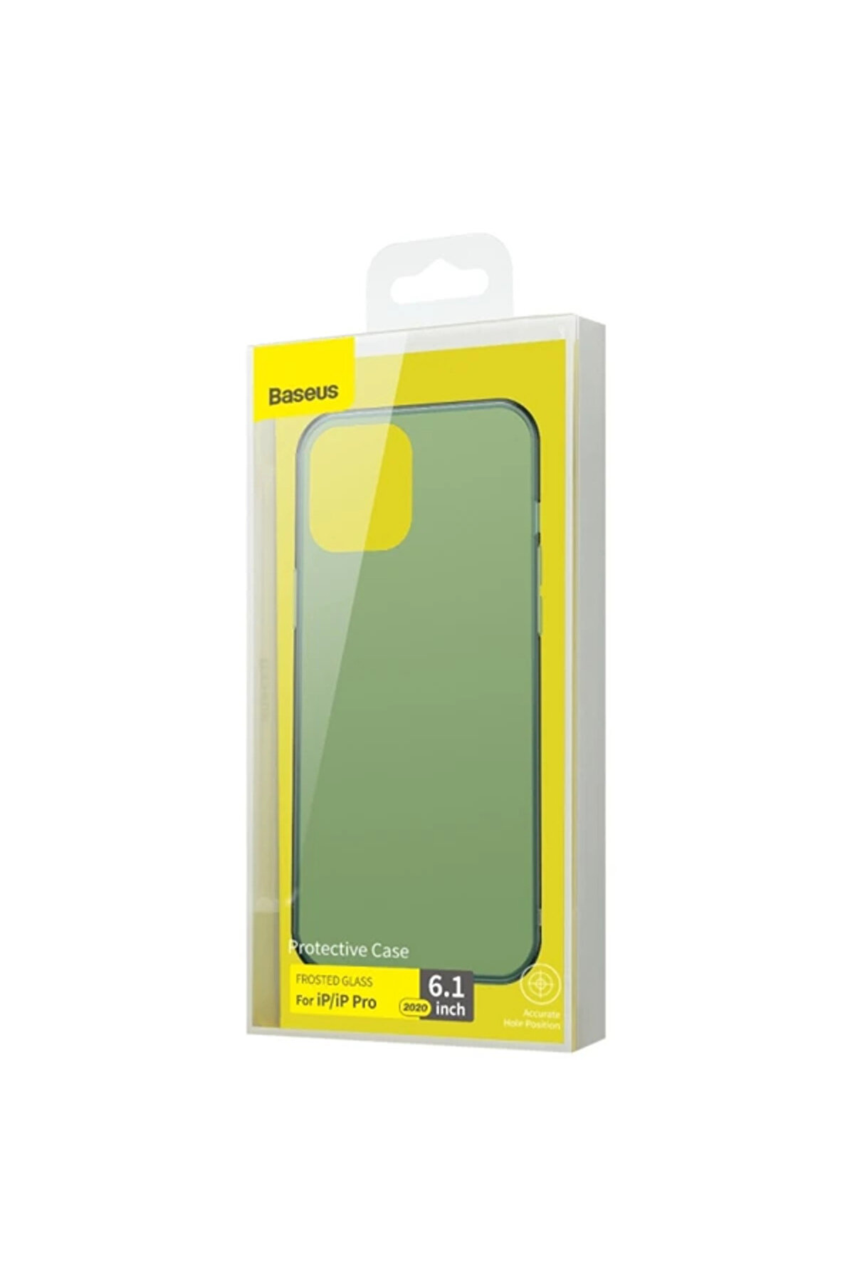 Frosted Glass İphone 12 -12 Pro 6.1İnch Shockproof Koruyucu Kılıf-(1903) - Dropx1168-4670