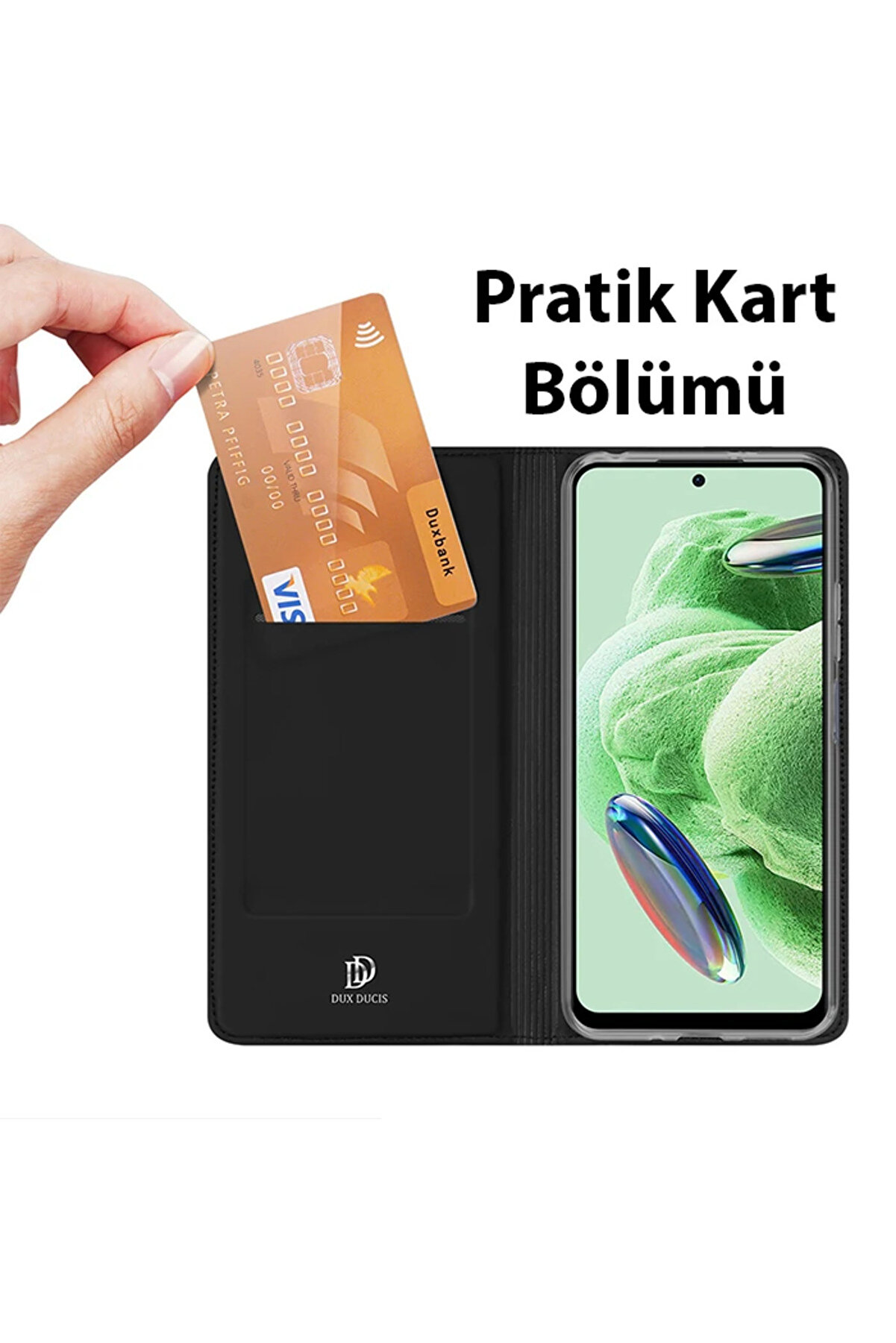 Dux Duci̇s Xi̇aomi̇ Poco X5 5G Kılıf Ski̇n Pro Seri̇es Fli̇p Cover Kapaklı Kılıf- - Dropx2918-9201