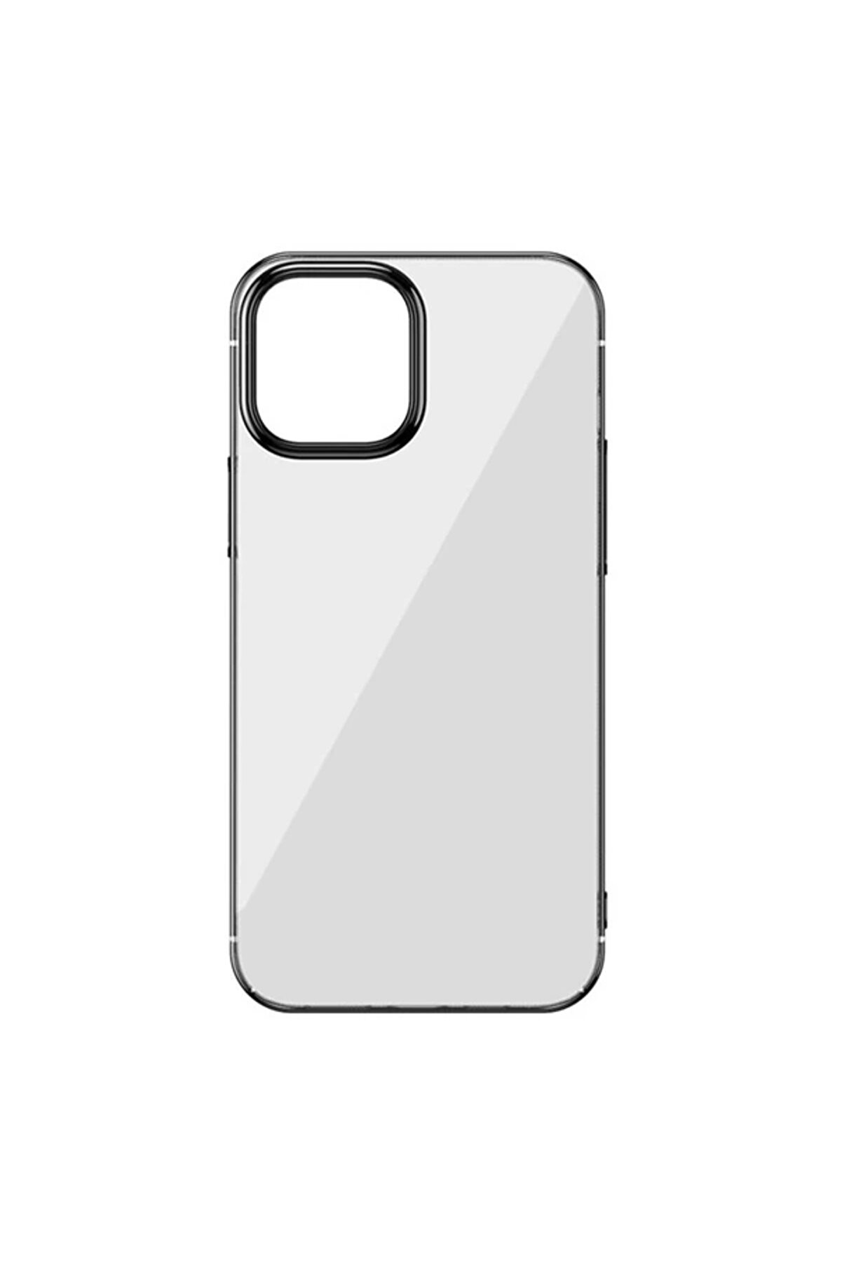 CepteToptan Glitter Case İPhone 12 Mini 5.4 Şeffaf Lüx Silikon Kılıf Soft TPU Kılıf-( - DROPX5952-6035